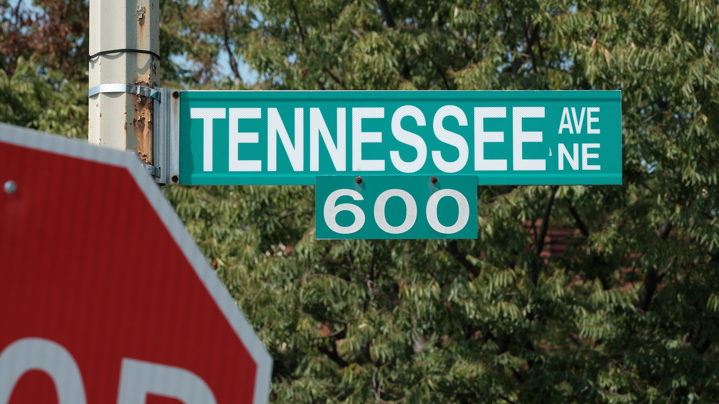 Tennessee Avenue street sign in Washington, D.C.
