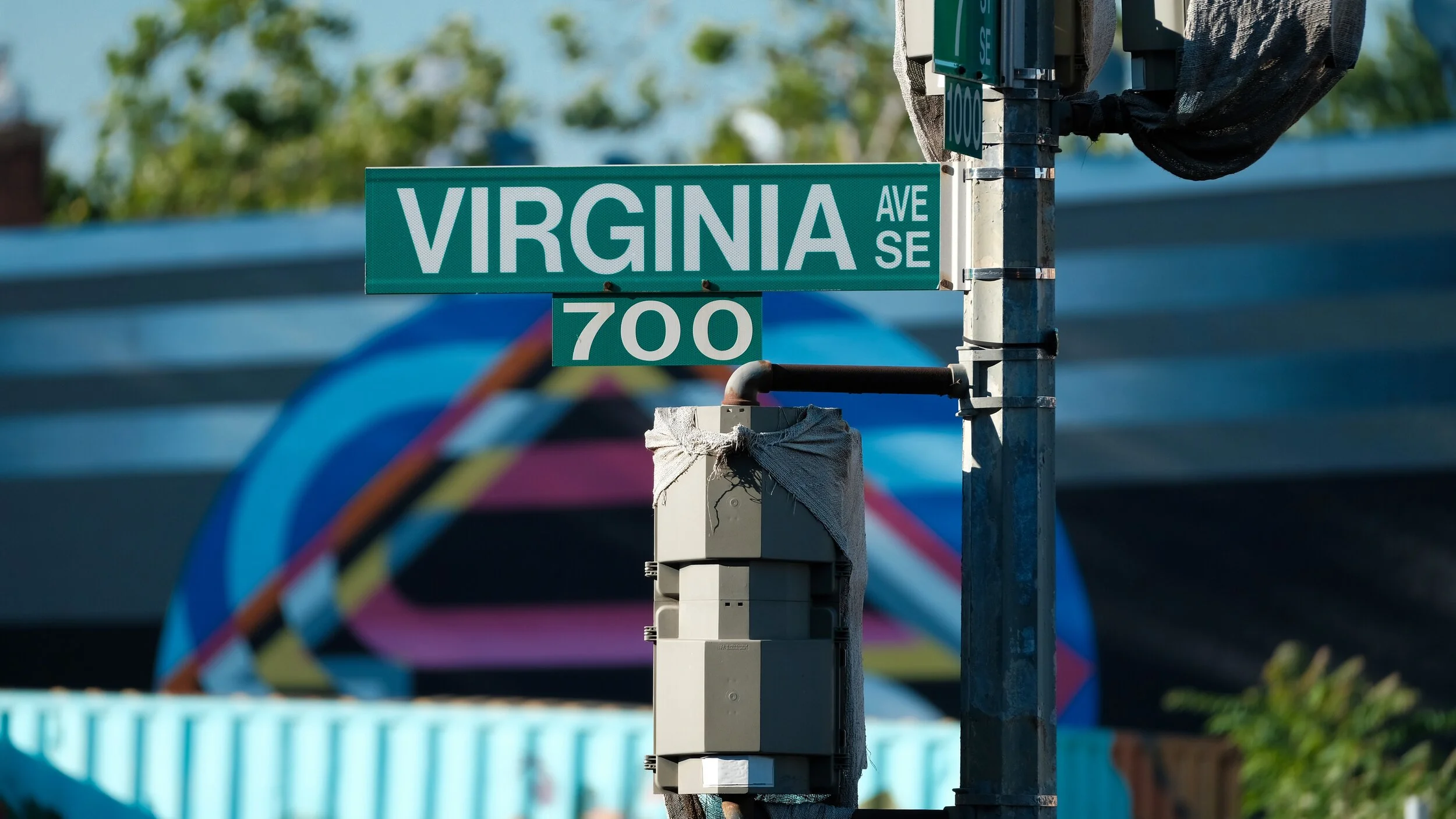 Virginia Avenue street sign in Washington, D.C.