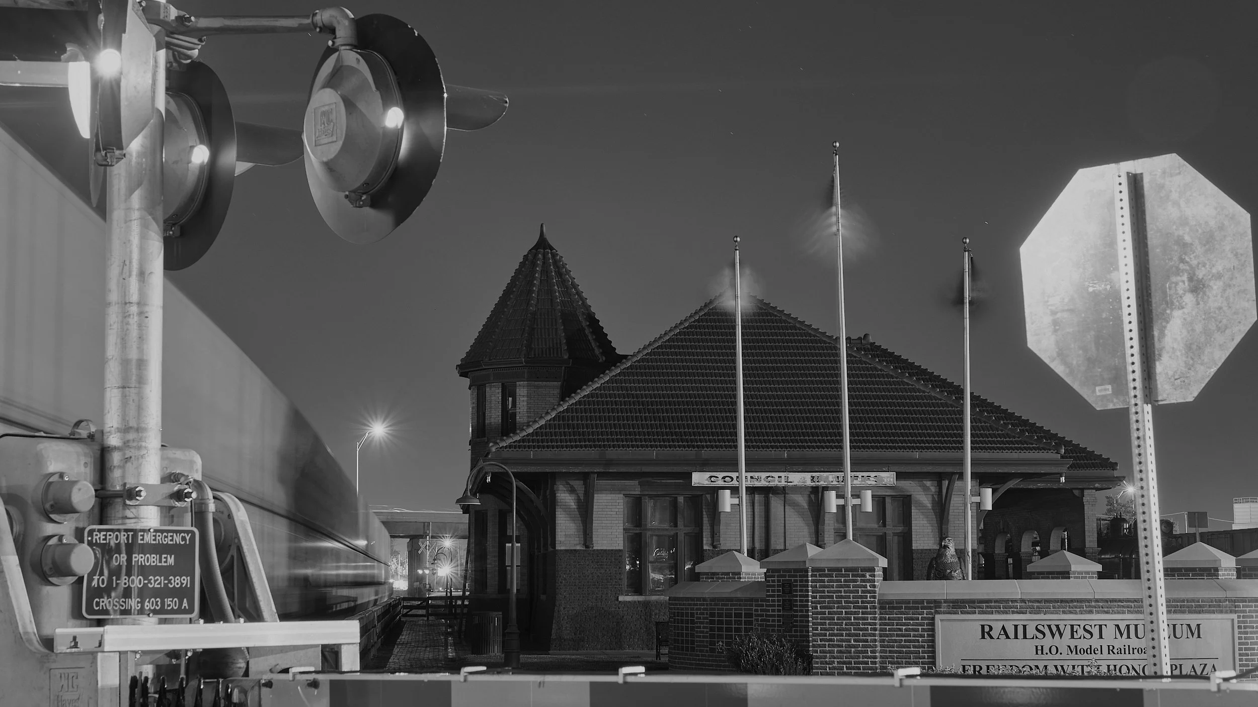 Railroad Museum || Council Bluffs, Iowa || Rock Island Depot || 1899