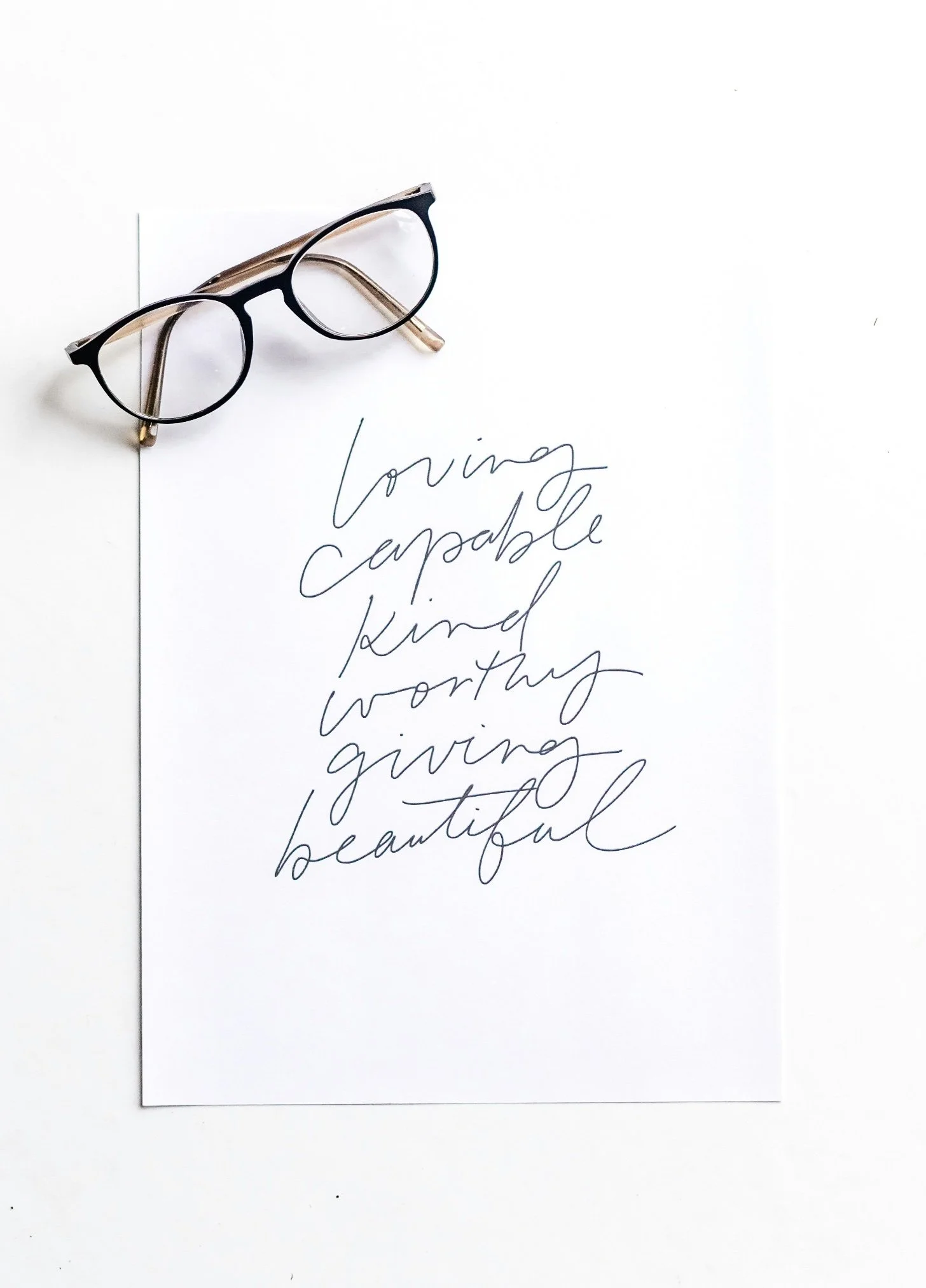 List of strengths on paper