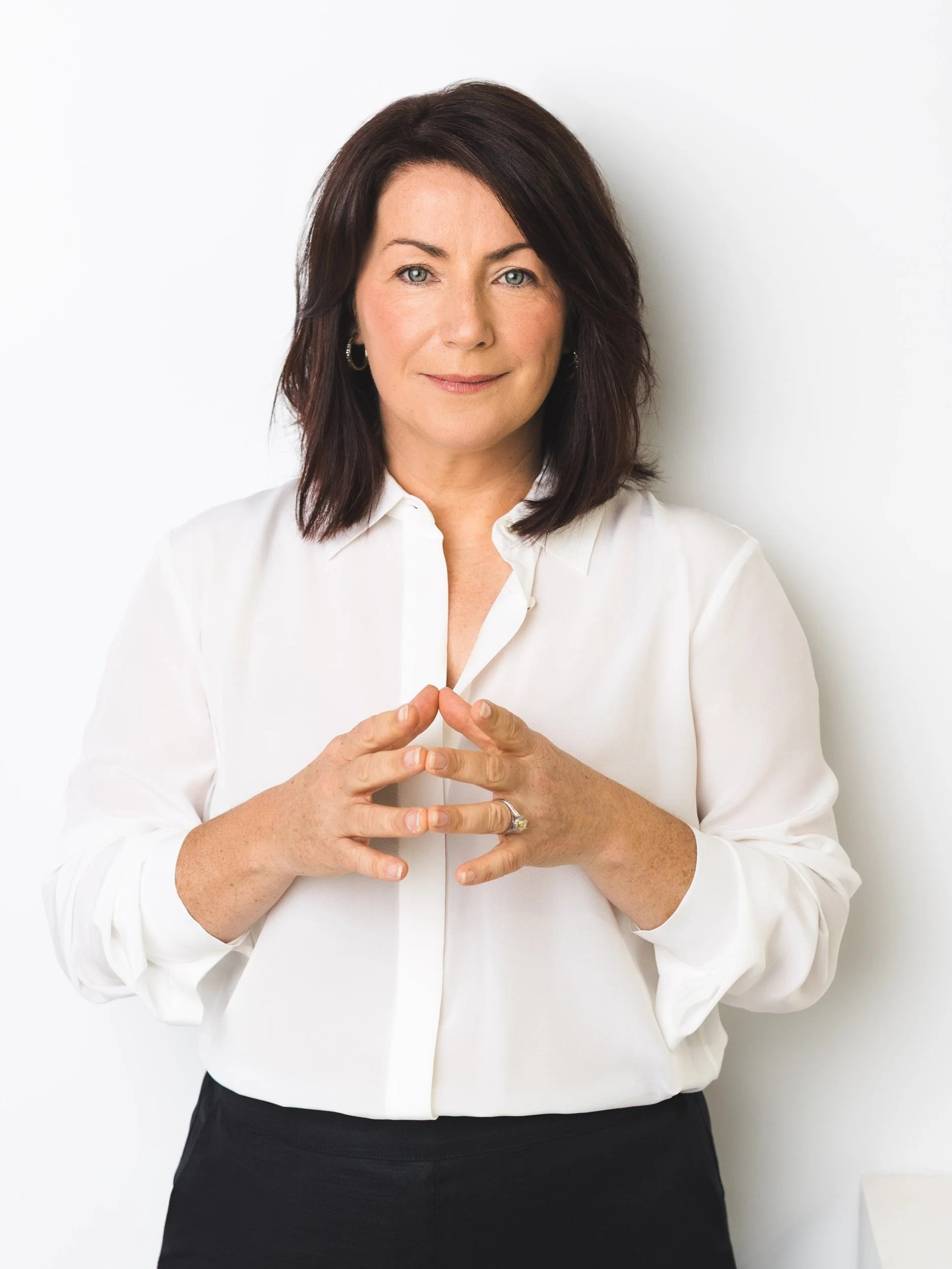 Andrea Ryan staring at the camera