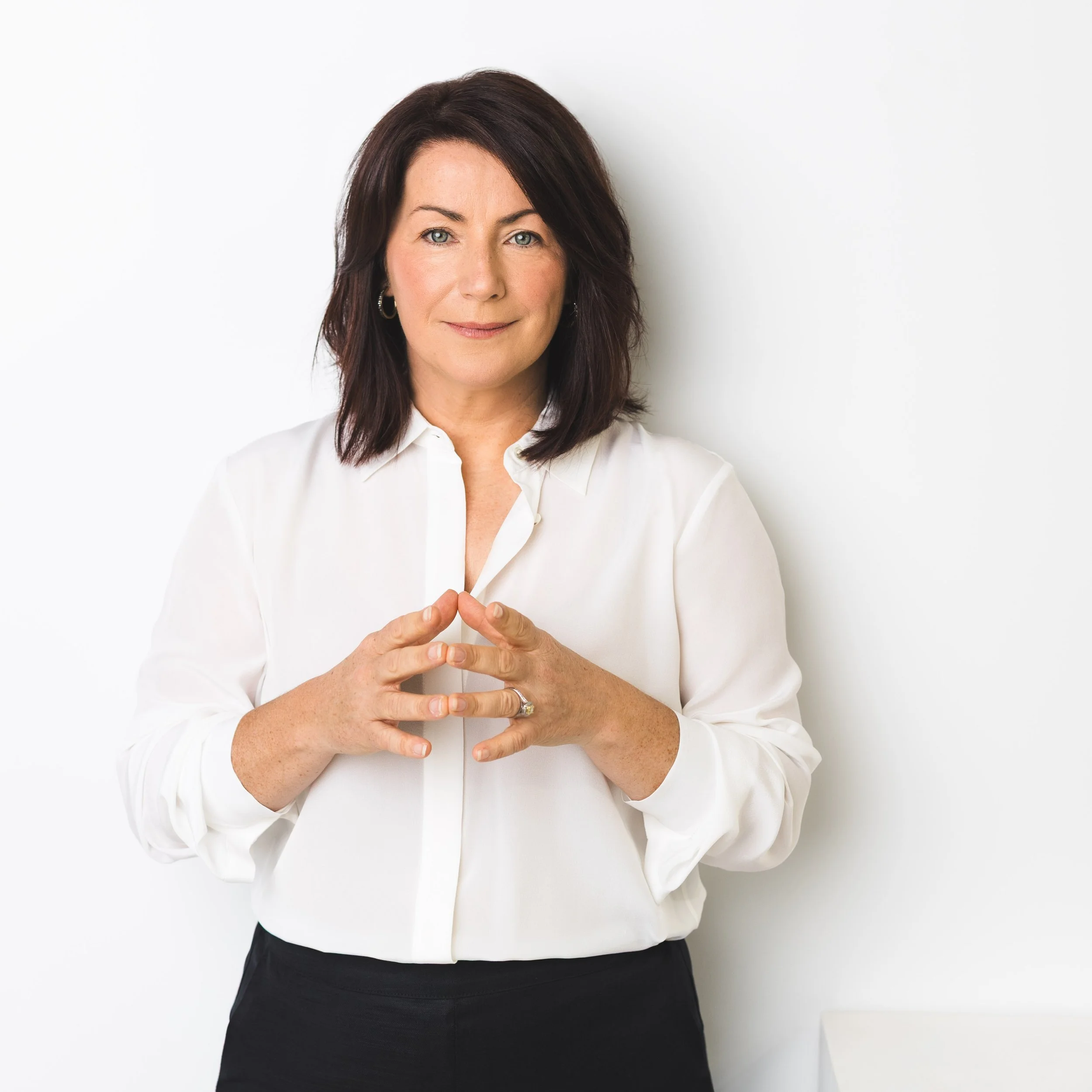 Andrea Ryan in White Shirt