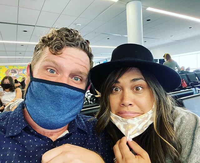 Headed to Colorado to play some music. First time flying with masks...I don&rsquo;t know how Spider-Man does it all day with the mask. I have a comic where he says he wears the mask to protect the ones that he loves. I guess that&rsquo;s why we&rsquo