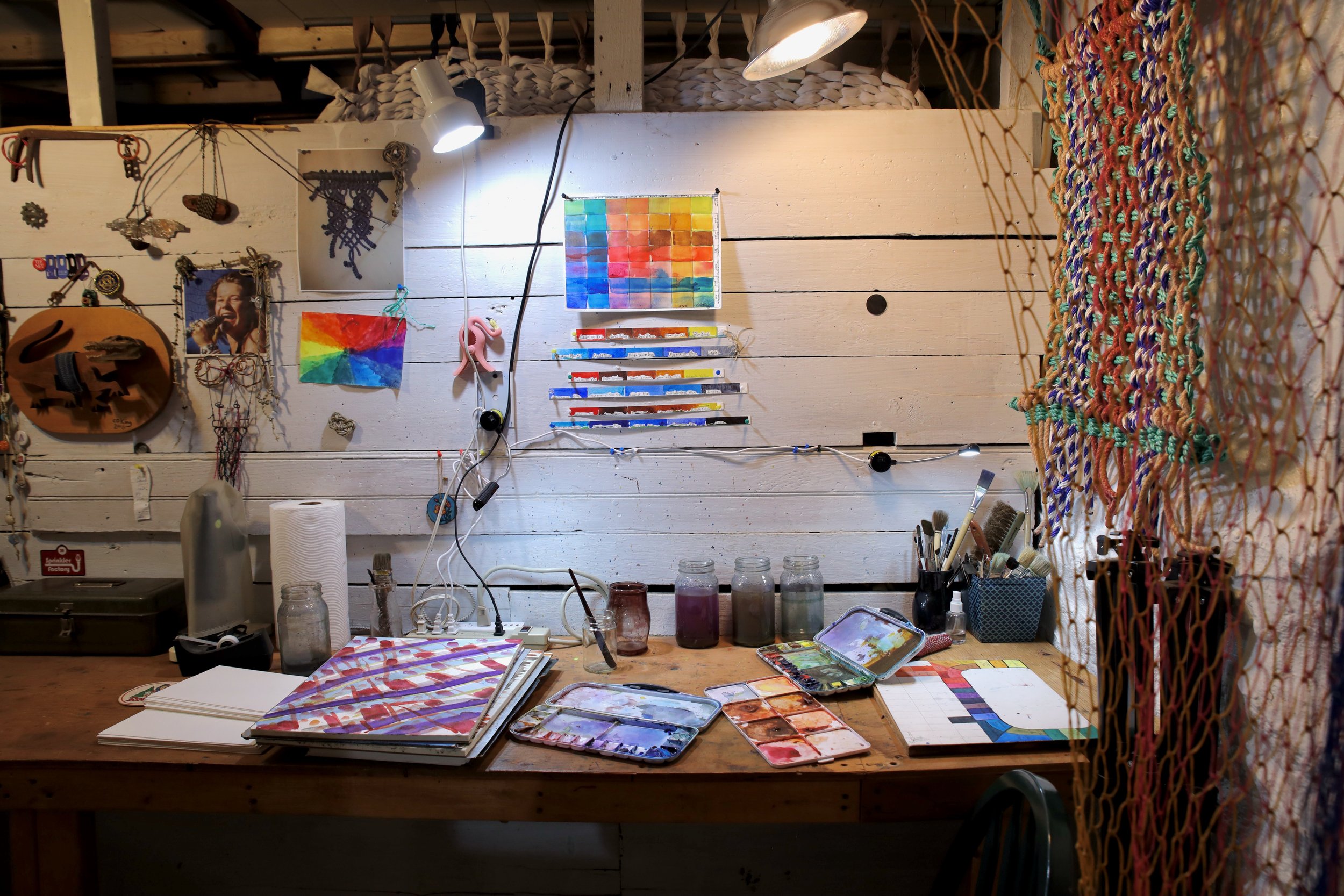Watercolor Desk