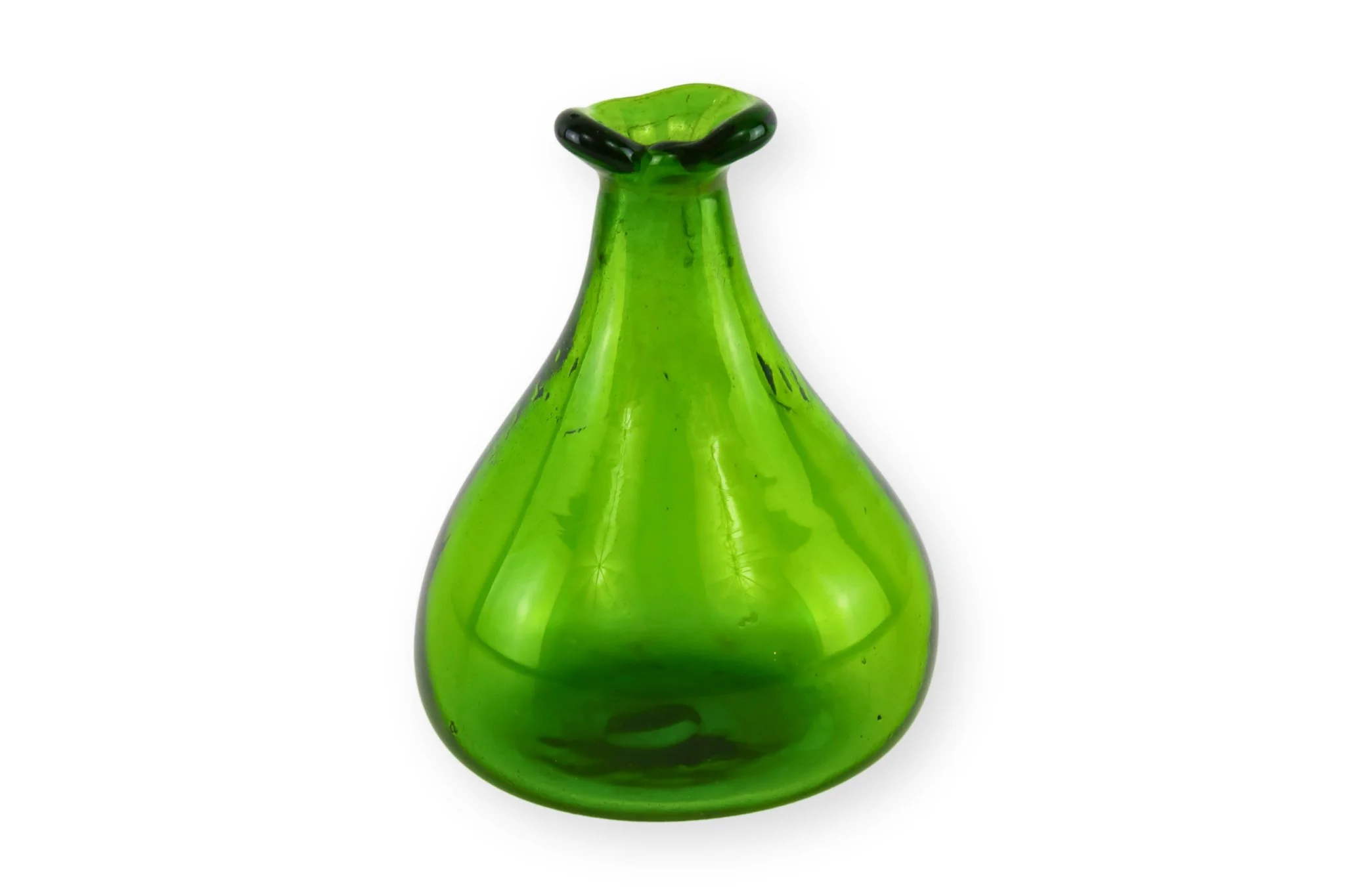 Green Big Bottom Vase