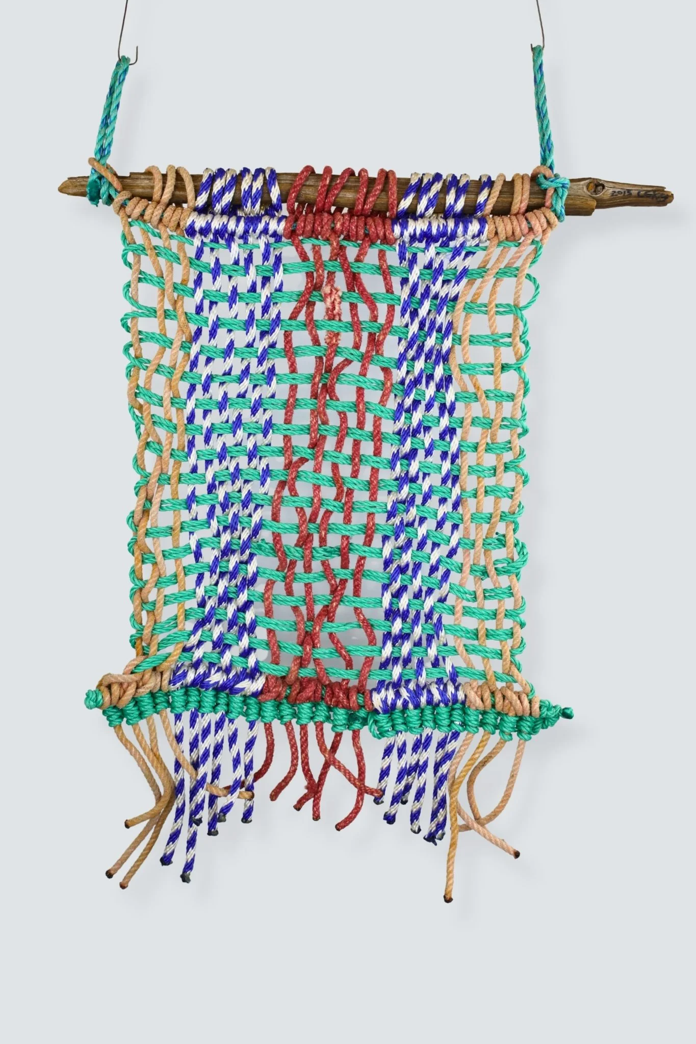 Star Knot, 31 x 24, rope, driftwood, 2015
