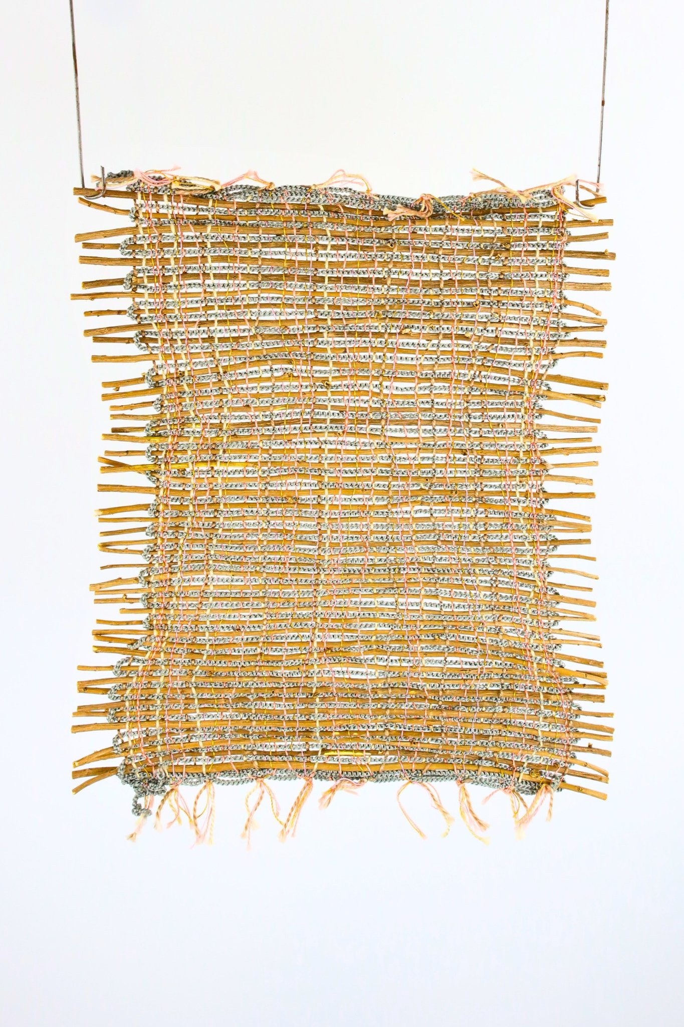 Sticks (19), 15 x 13, bellflower & light blue