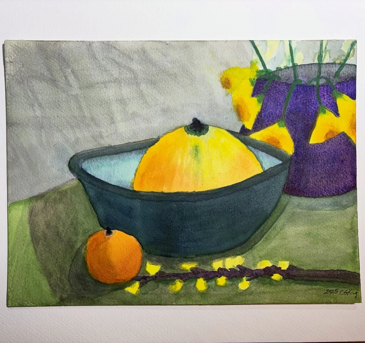 Grapefruit, Orange, Pussy Willow, Daffodil, 2025