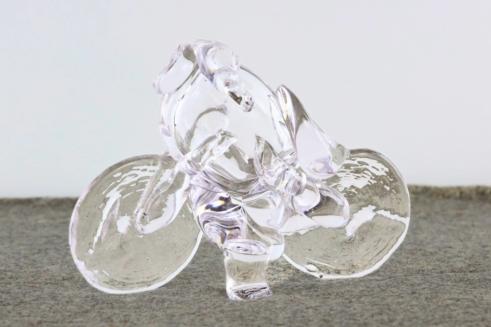 Glass Motorcycle (Buffalo Handlebars)