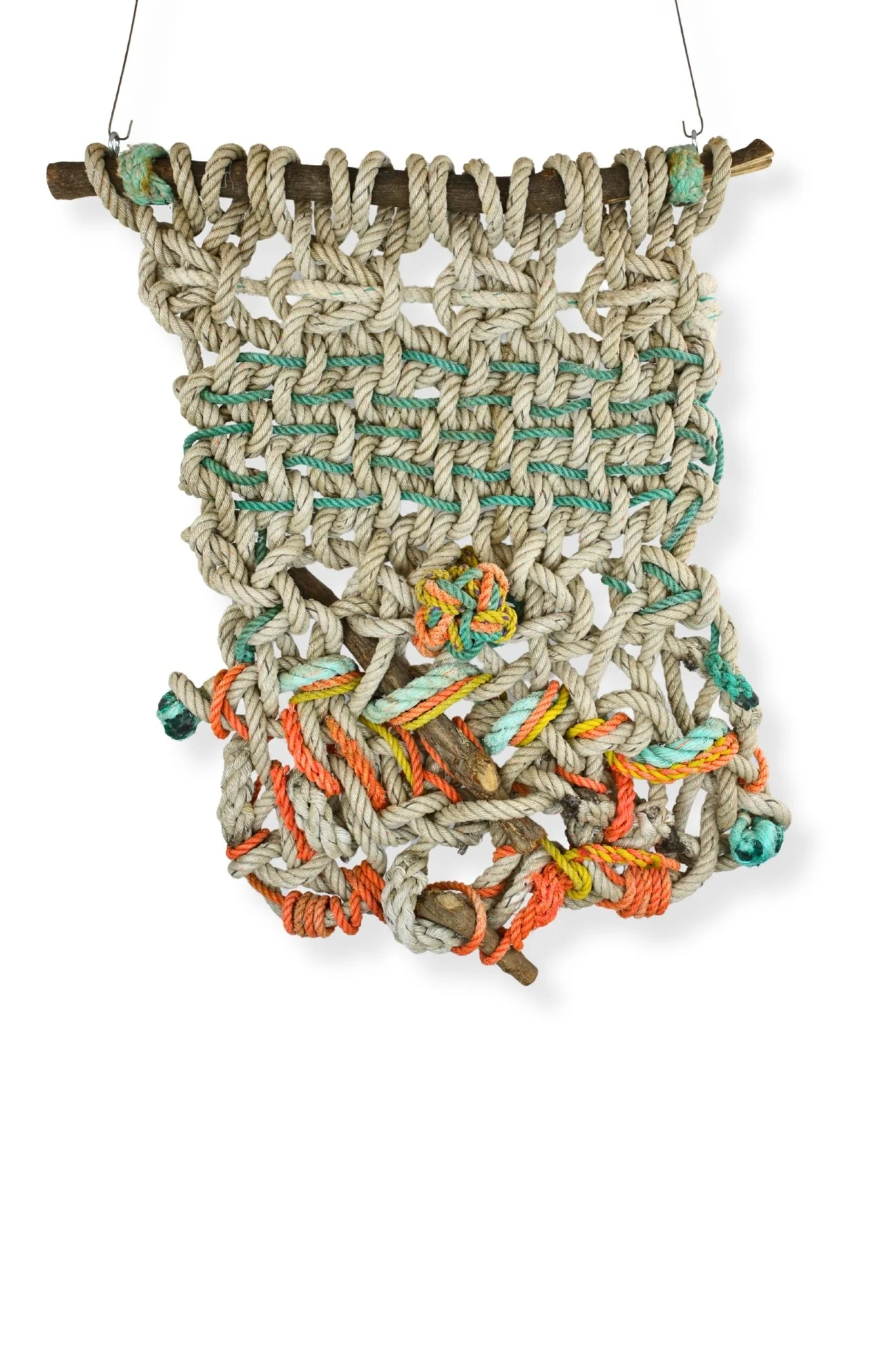 Sword Mat, rope, 41 x 30, 2015