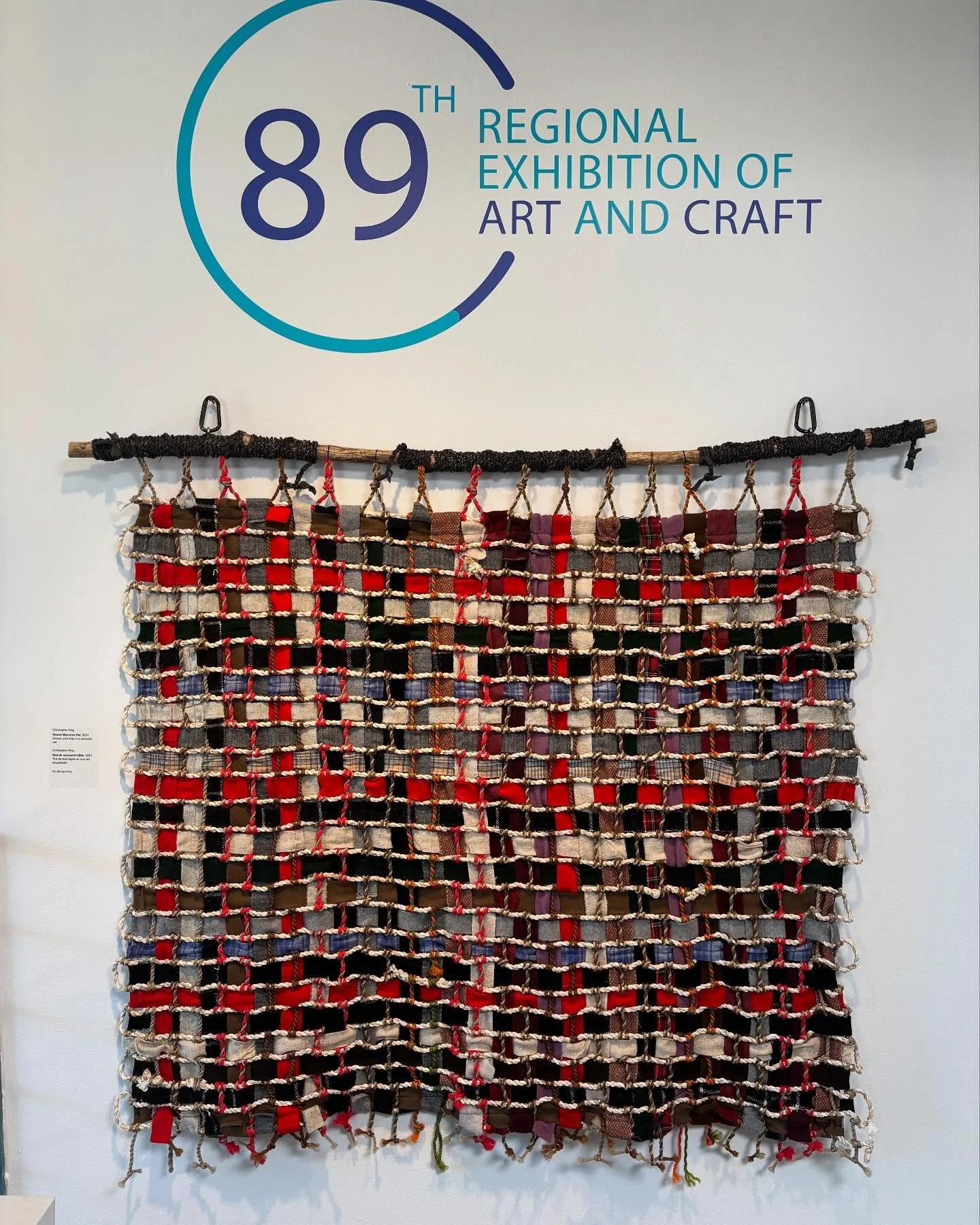Fiber weaving at Fitchburg Art Museum, 2025