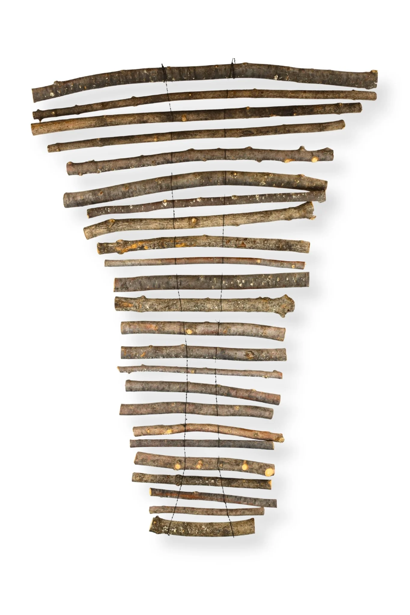 Blind Woods (17), 51 x 34, waxed cotton cord