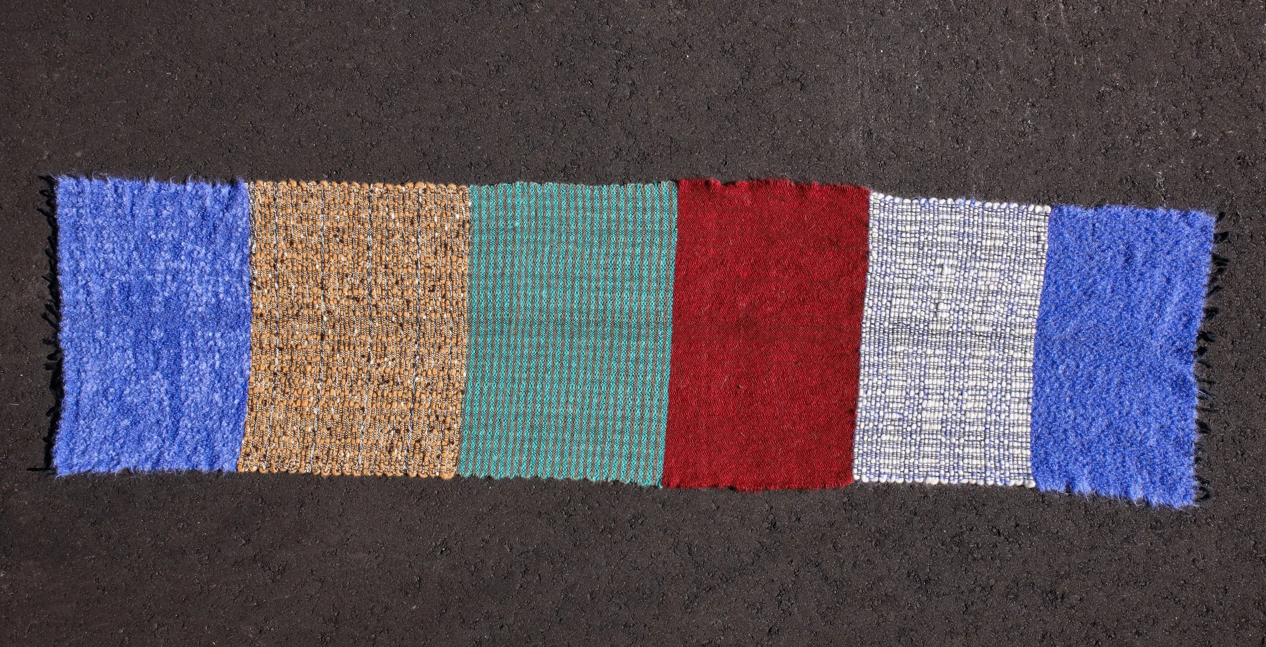 Sitting Mat, Cotton Thread and Wool, 78 x 22, 2026