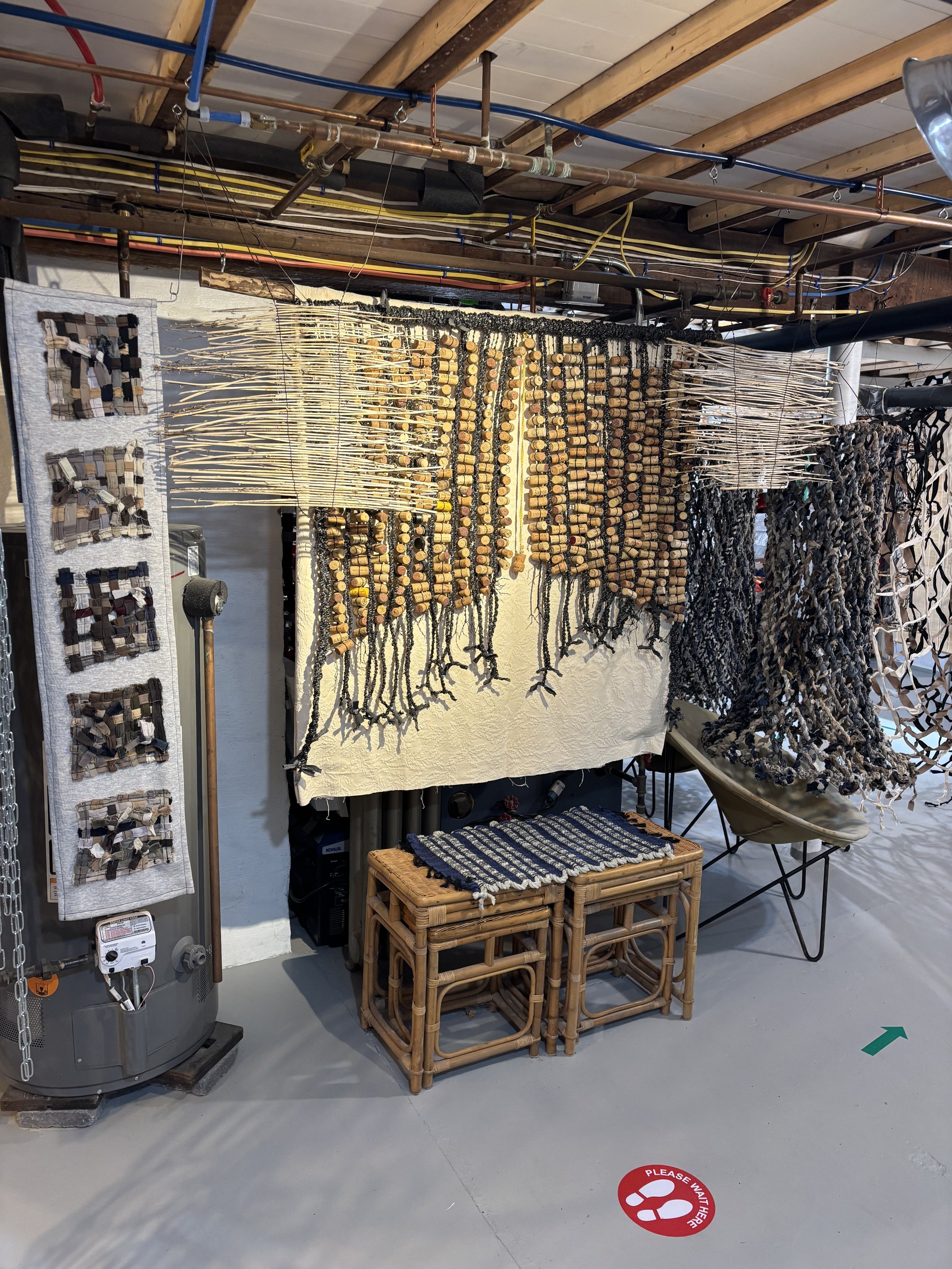 Wood and Cork Woven Blinds 