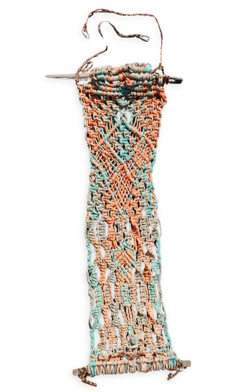 Twin Hammock, rope, 92 x 28, 2015