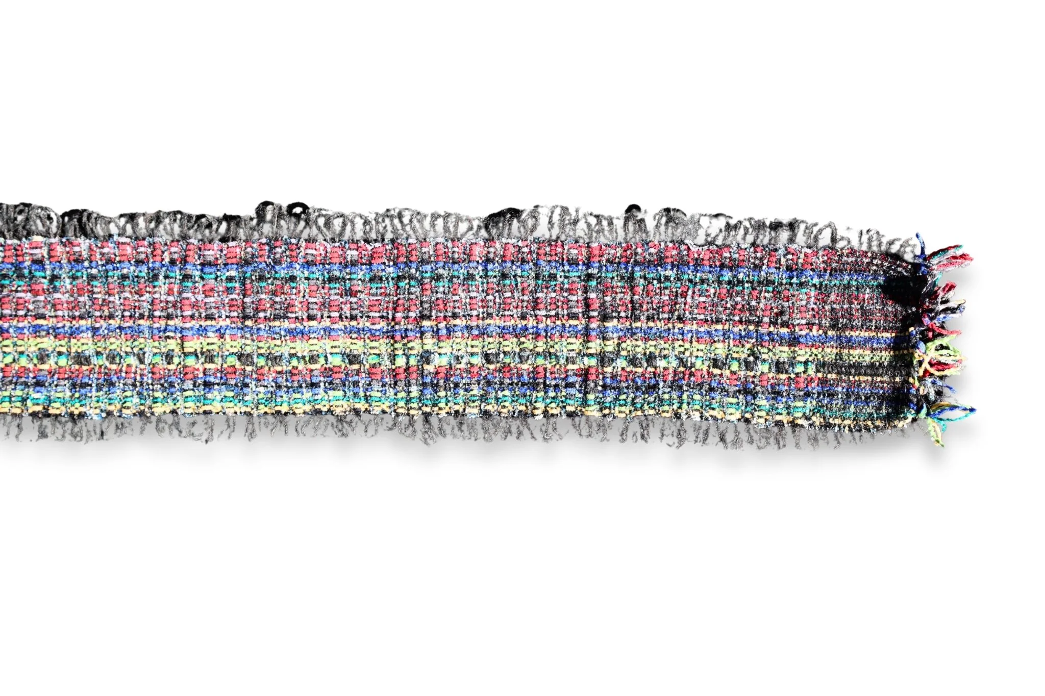 Scarf, Wool and Chenille, 162 x 5.5, 2025
