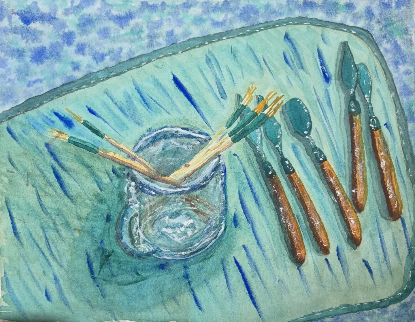 Paint Brushes, Palette Knives, 2024