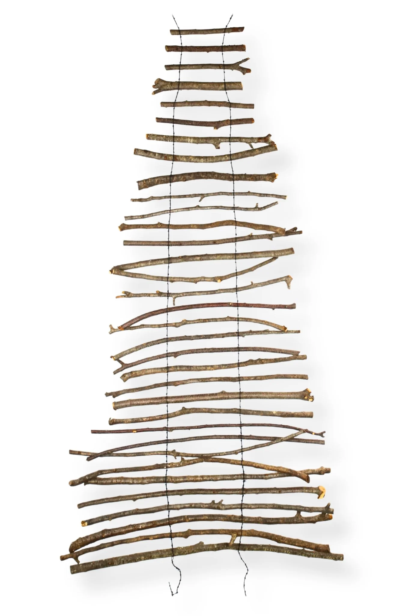 Wood Blinds (15), 70 x 34, waxed cotton cord 