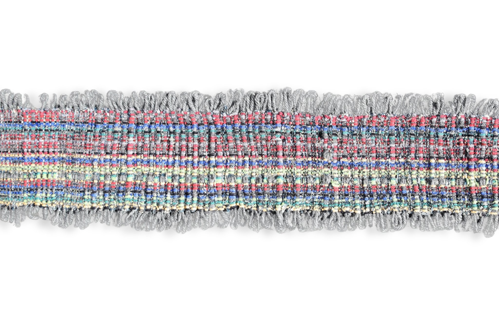 Scarf, wool and chenille, 162 x 5.5, 2025