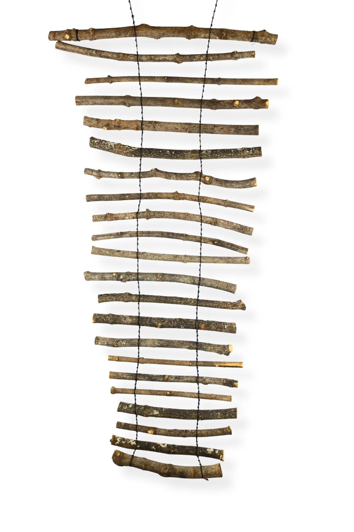 Wood Blinds (14), 52 x 23, waxed cotton cord