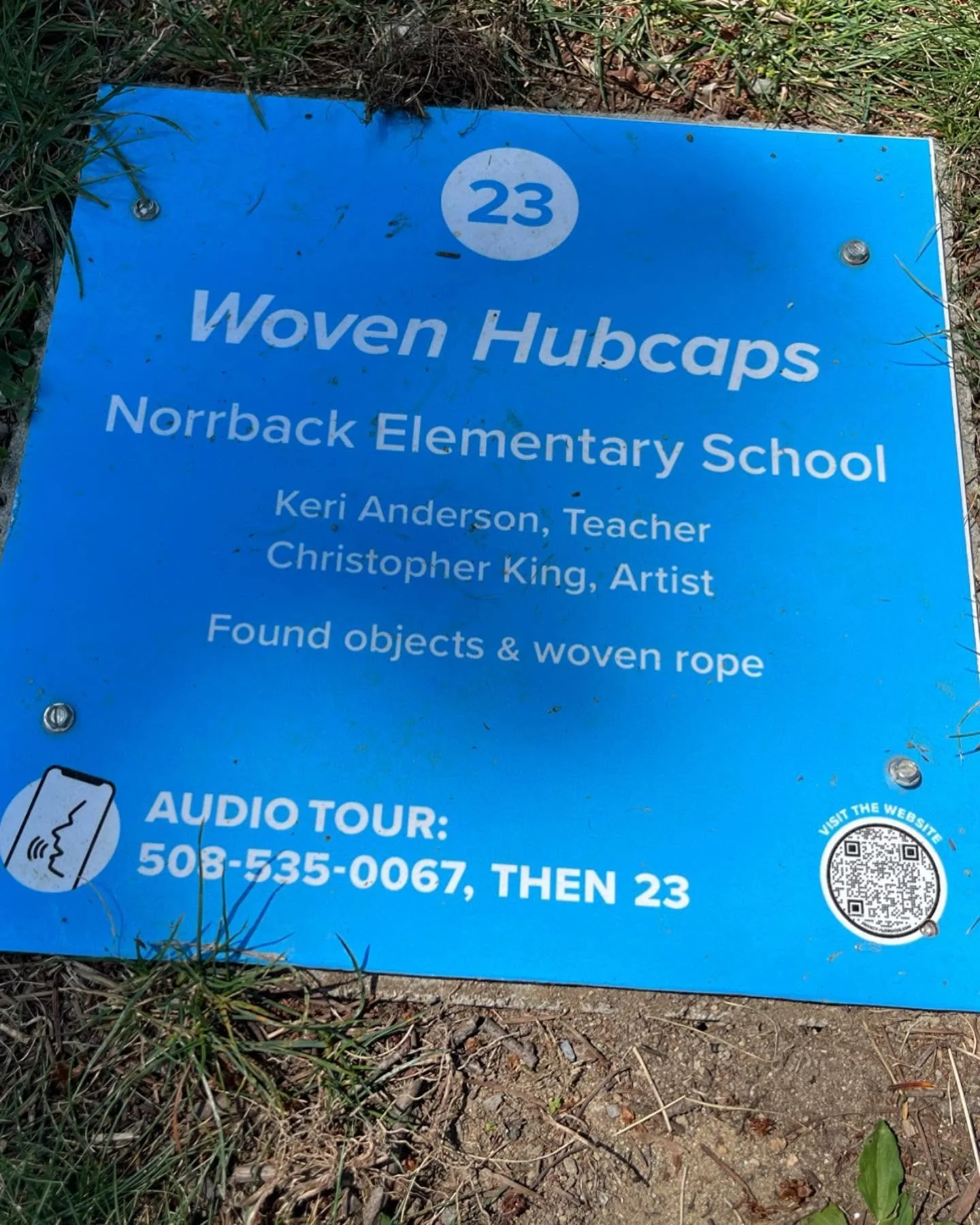 Elm Park, Plaque, 2023