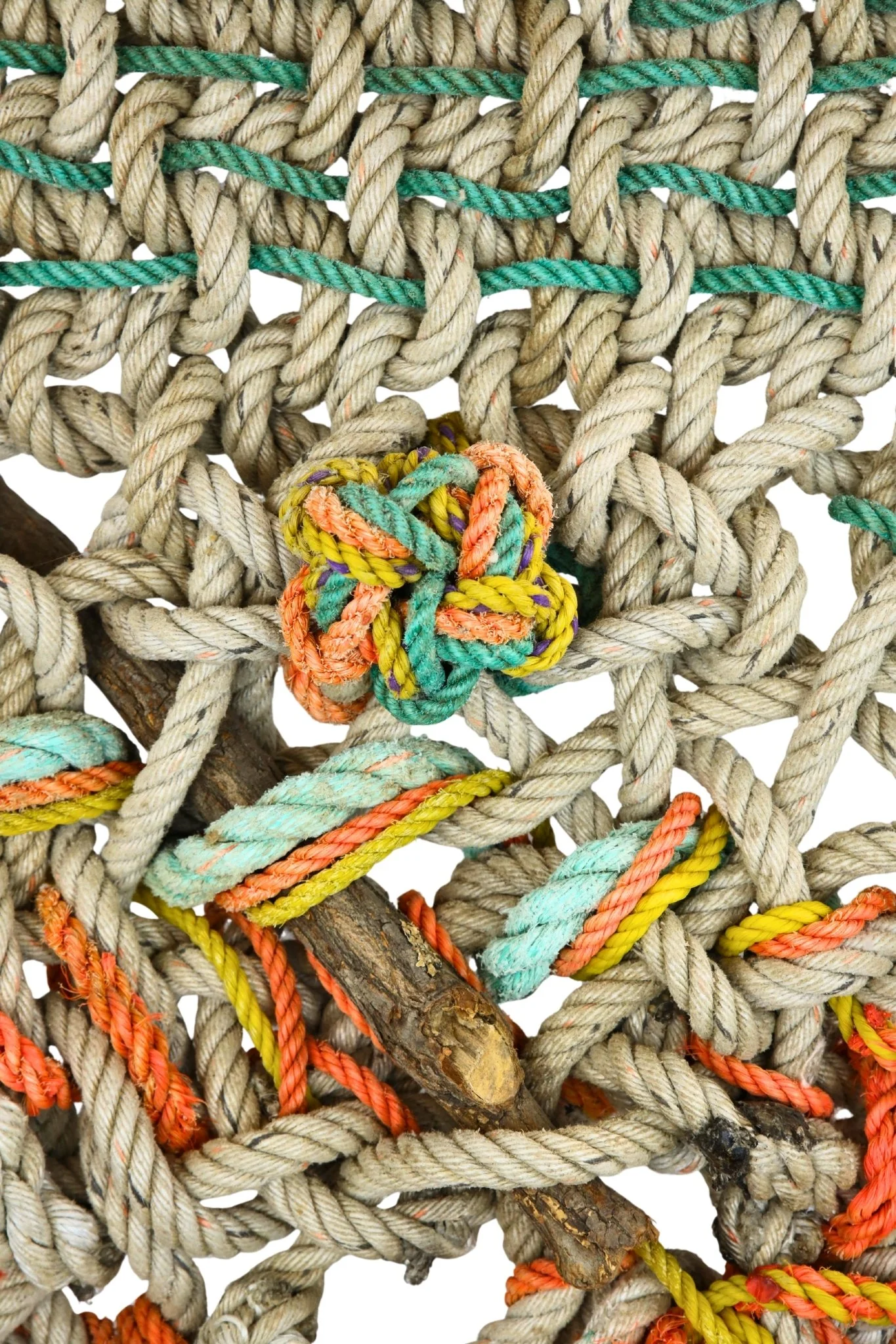 Sword Mat, rope, 41 x 30, 2015