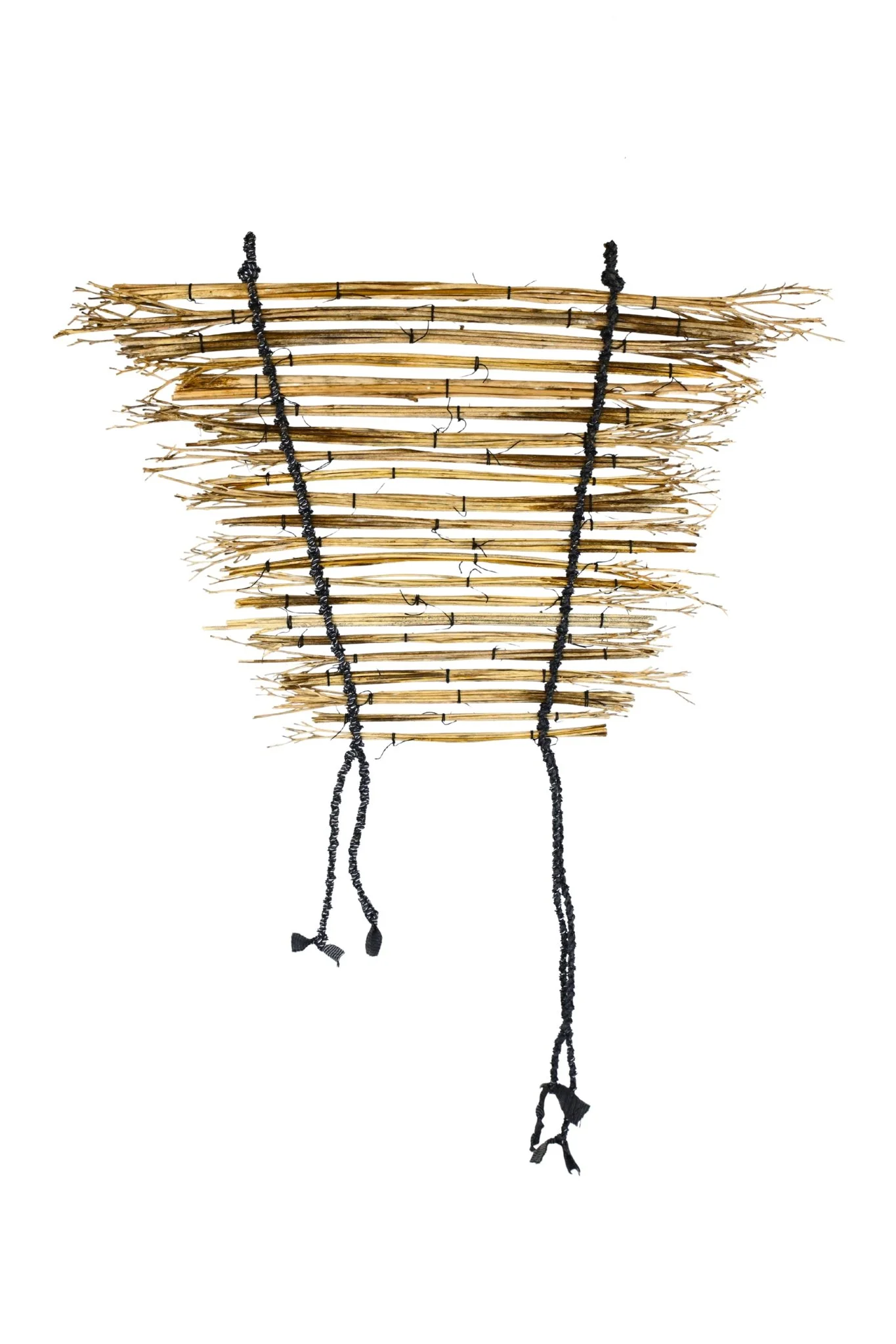 Blind Woods (24), 40 x 32, waxed cotton cord