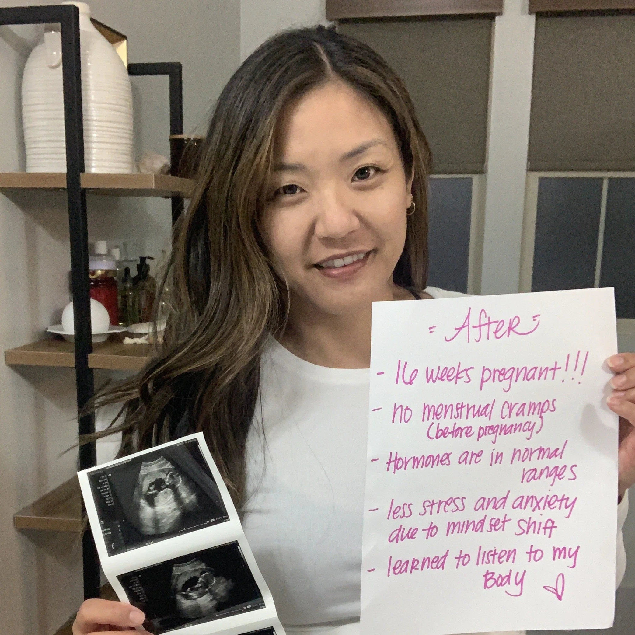 "The first few months were challenging as I watched my body change but Rory kept me positive with her encouragement"