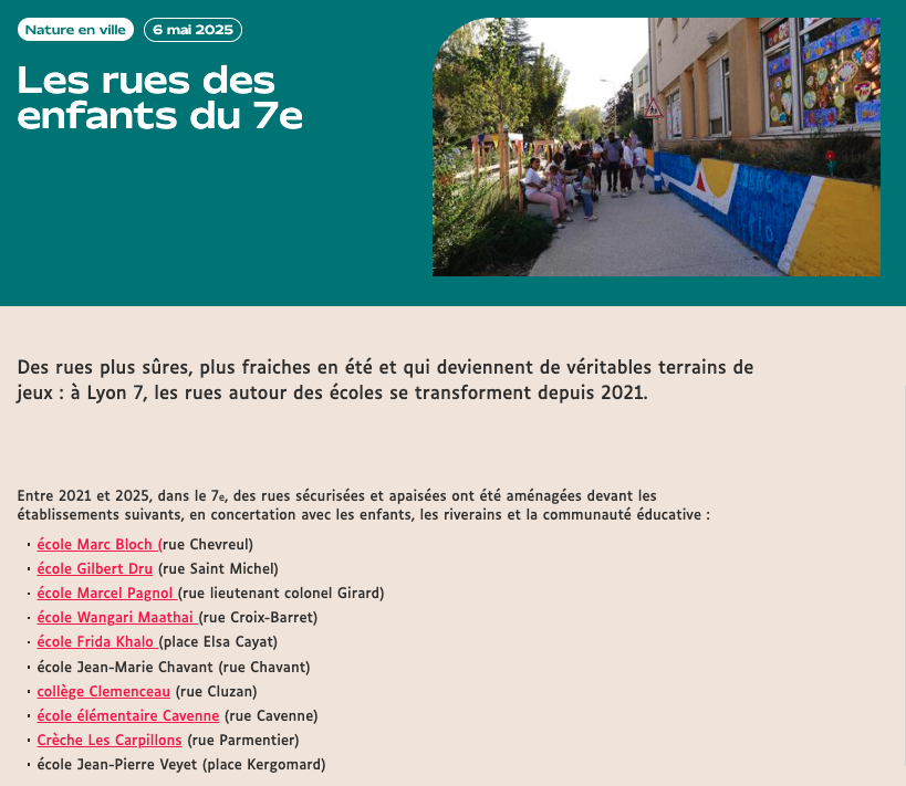 Lutter contre l'adultisme : associer les enfants aux projets qui les concernent, comme ici, les rues des enfants à Lyon