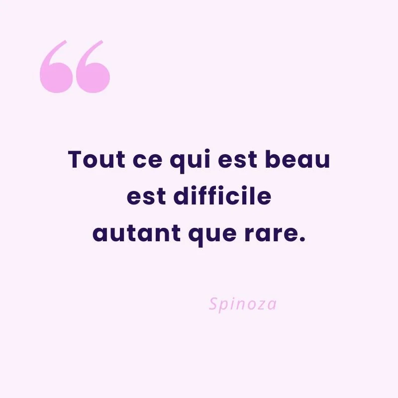 Profiter de ses enfants quand on est épuisé : citation de Spinoza