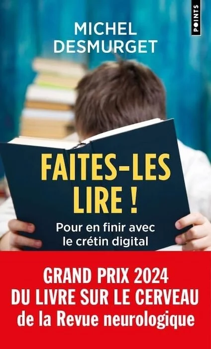 Couverture de la version poche du livre de Michel Desmurget, Faites-les lire : comment faire aimer la lecture aux enfants ?