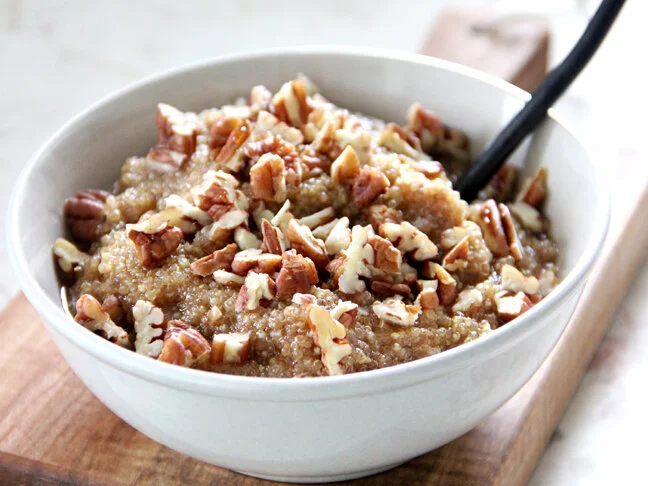 Maple Pecan Quinoa bowl Healthy Breakfast Meal Ideas.jpg