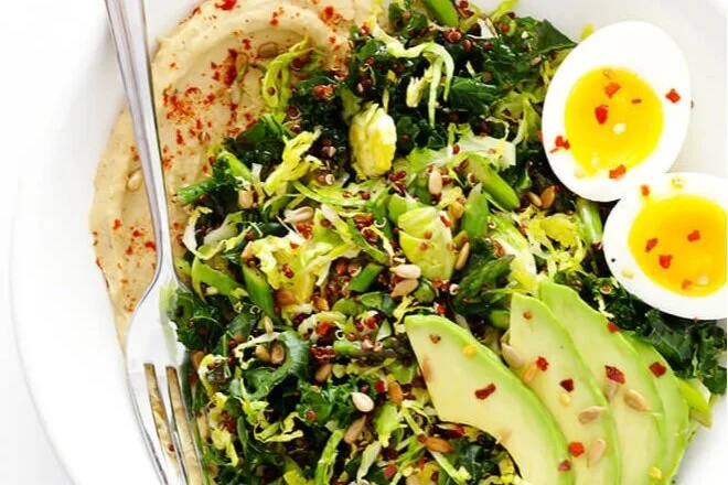 Breakfast Hummus Salad Brassicas Bowl Healthy Breakfast Meal Ideas ascendminds.jpg