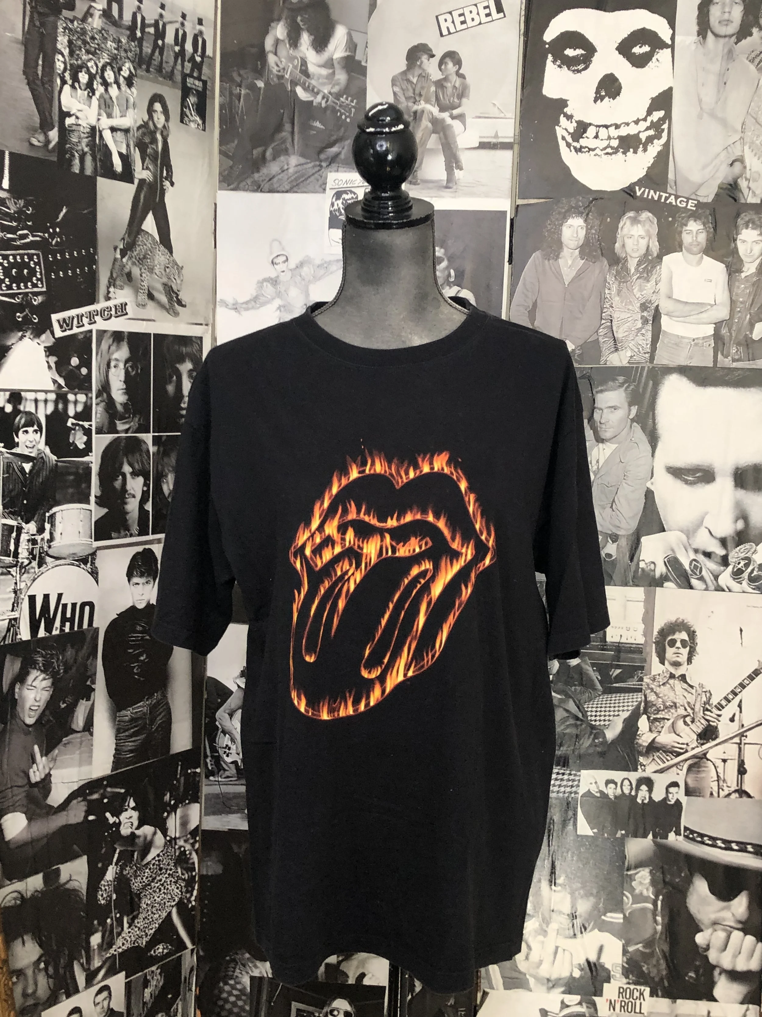 The Rolling Stones 2003 ヴィンテージTシャツ フェード-OLYMPUS