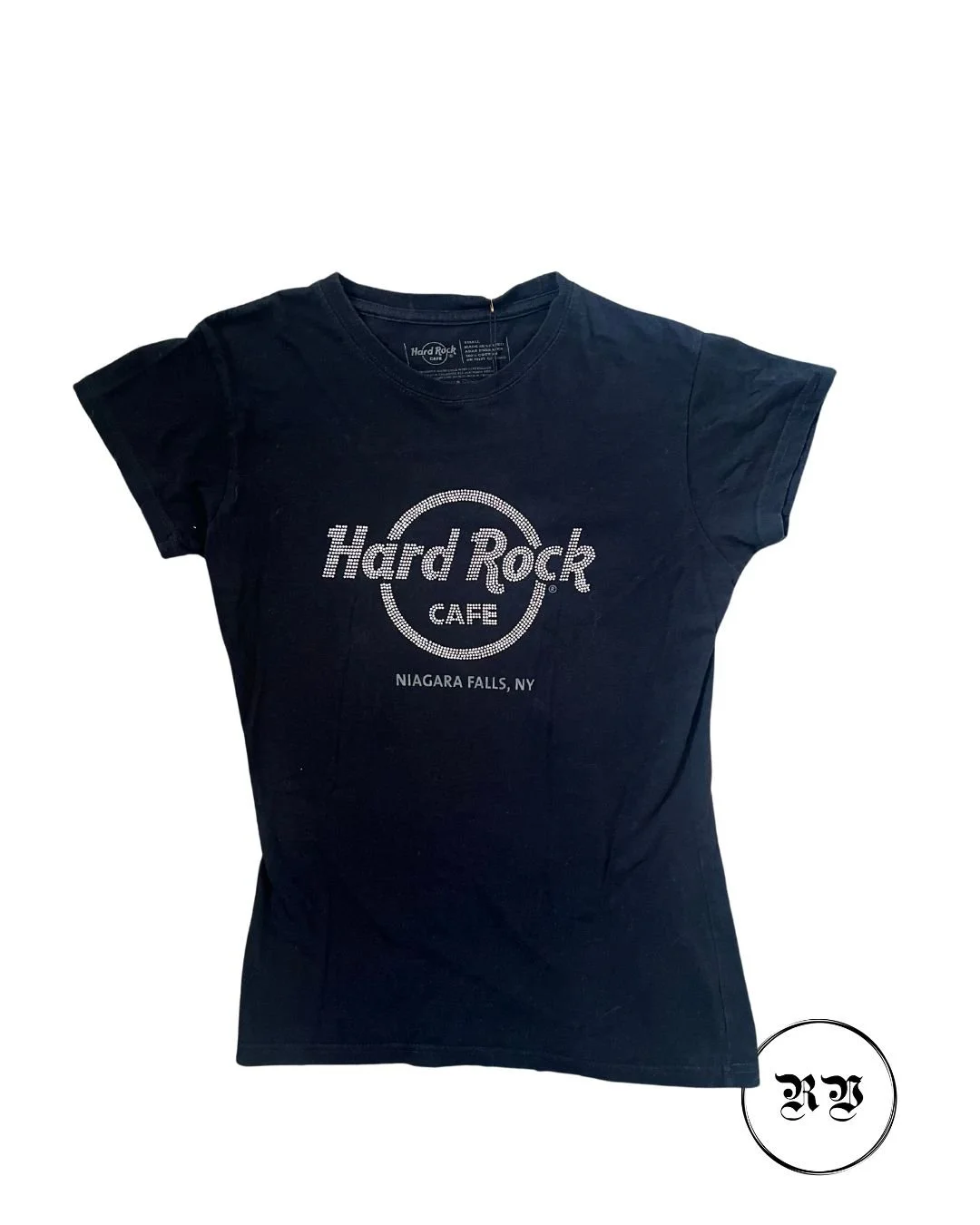 VINTAGE  HARD ROCK CAFÉ NIAGARA FALLS BLACK TEE SHIRT