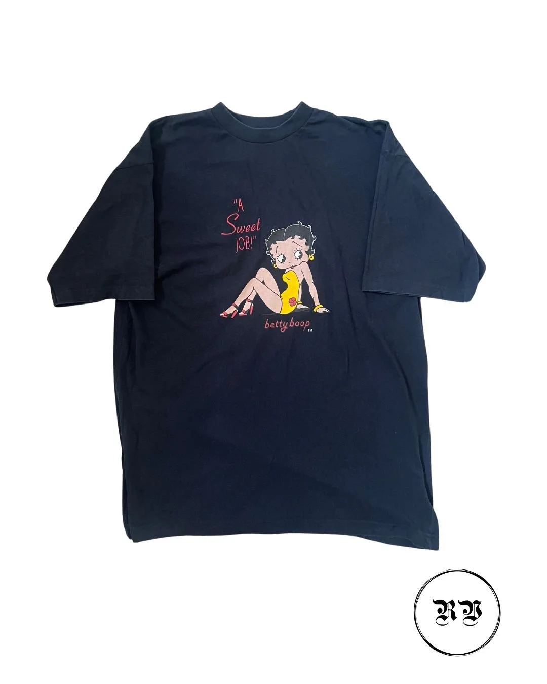VINTAGE BETTY BOOP  "A SWEET JOB"  TEE SHIRT