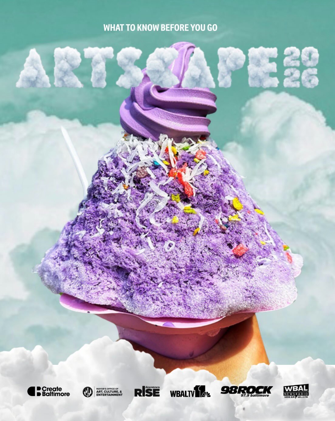 So thankful to work alongside the @create_baltimore team as their design partner, and especially excited to support @artscapebmore 2026 full cycle this year from creative direction through execution.

What started in February as brainstorming session