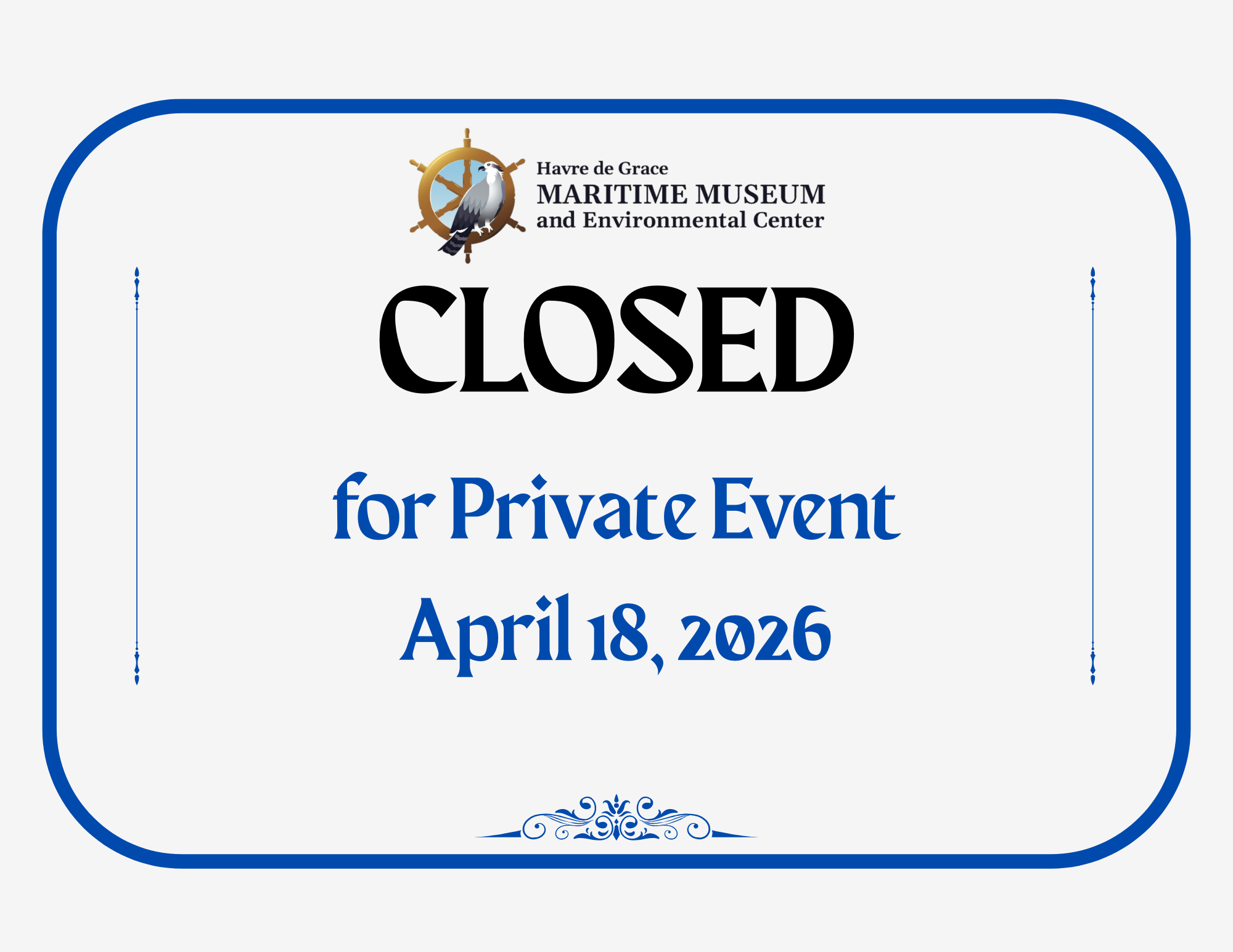 Closed for Private Event