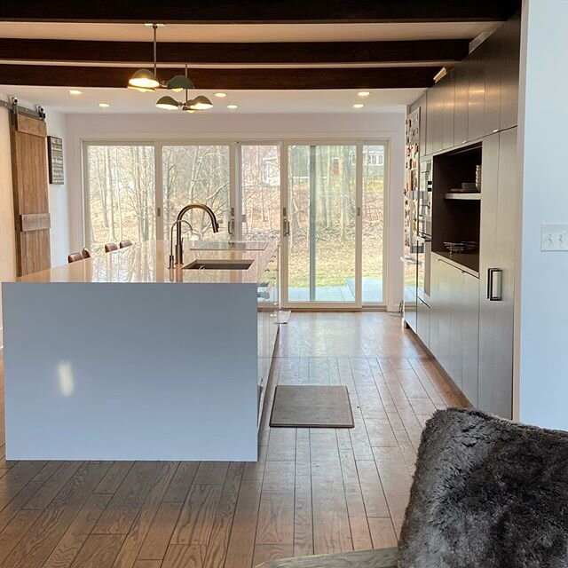 Another great Hudson Valley renovation. A+C responsible for the architectural work which opened up the space and created a new flow to the home. #vlystudio #apluscny #interiors #architecture #hudsonvalley #homesweethome