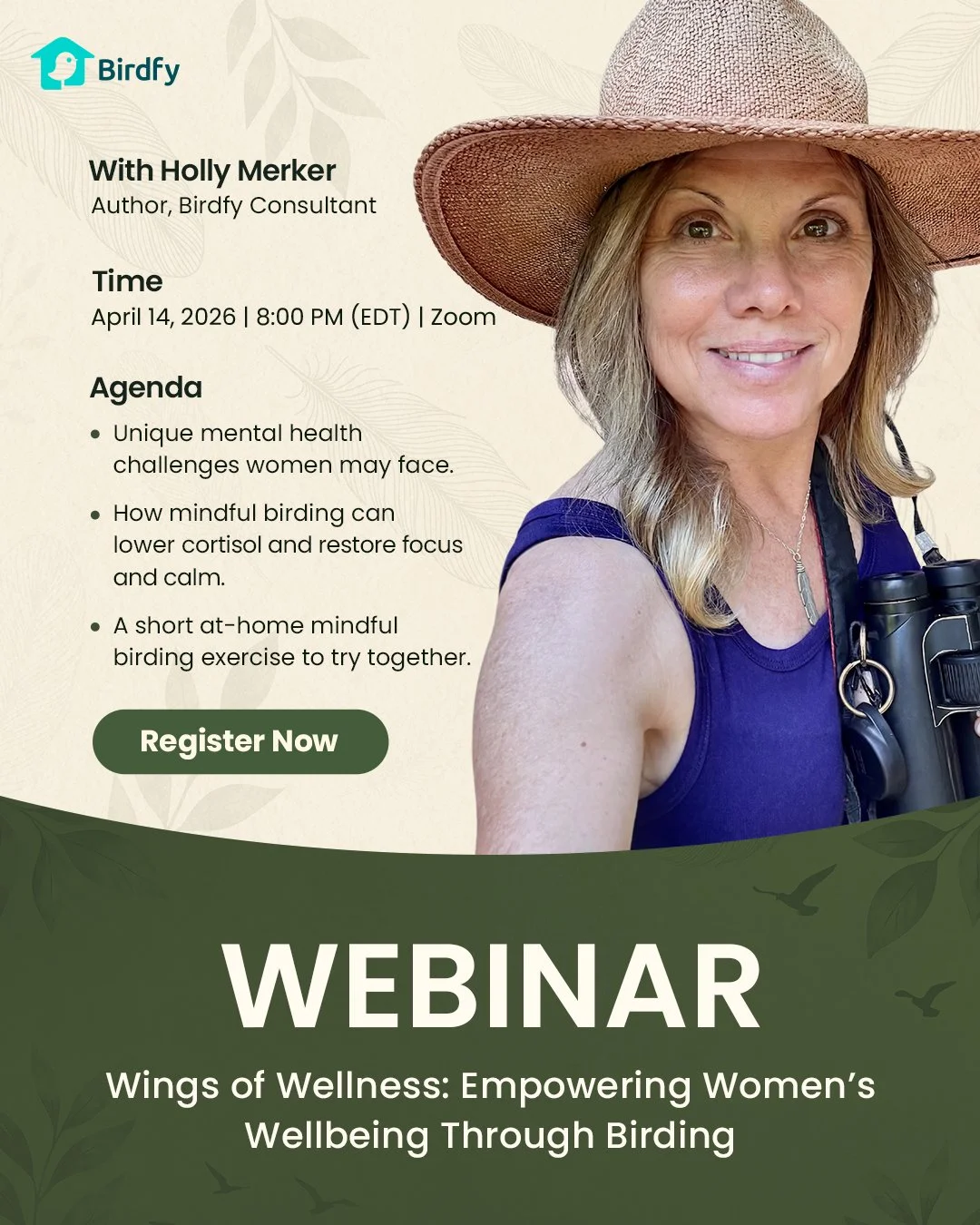 Wings of Wellness: Empowering Women's Wellness Through Birding 