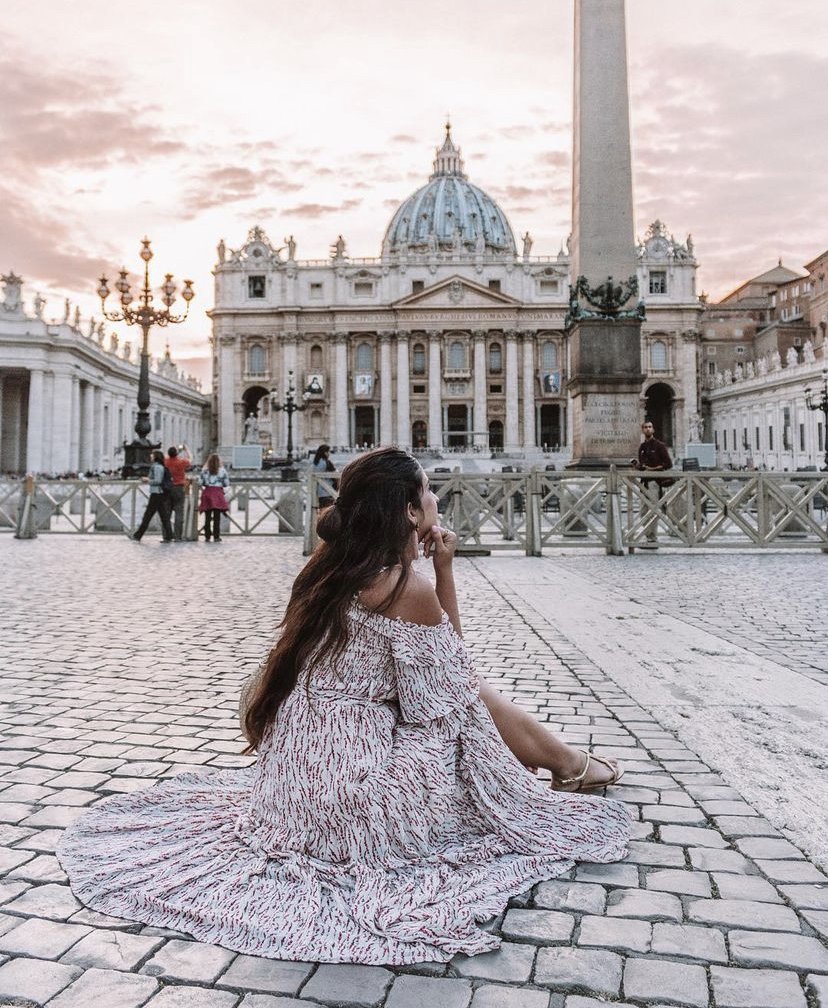 The Vatican Photoshoot Travel Girl