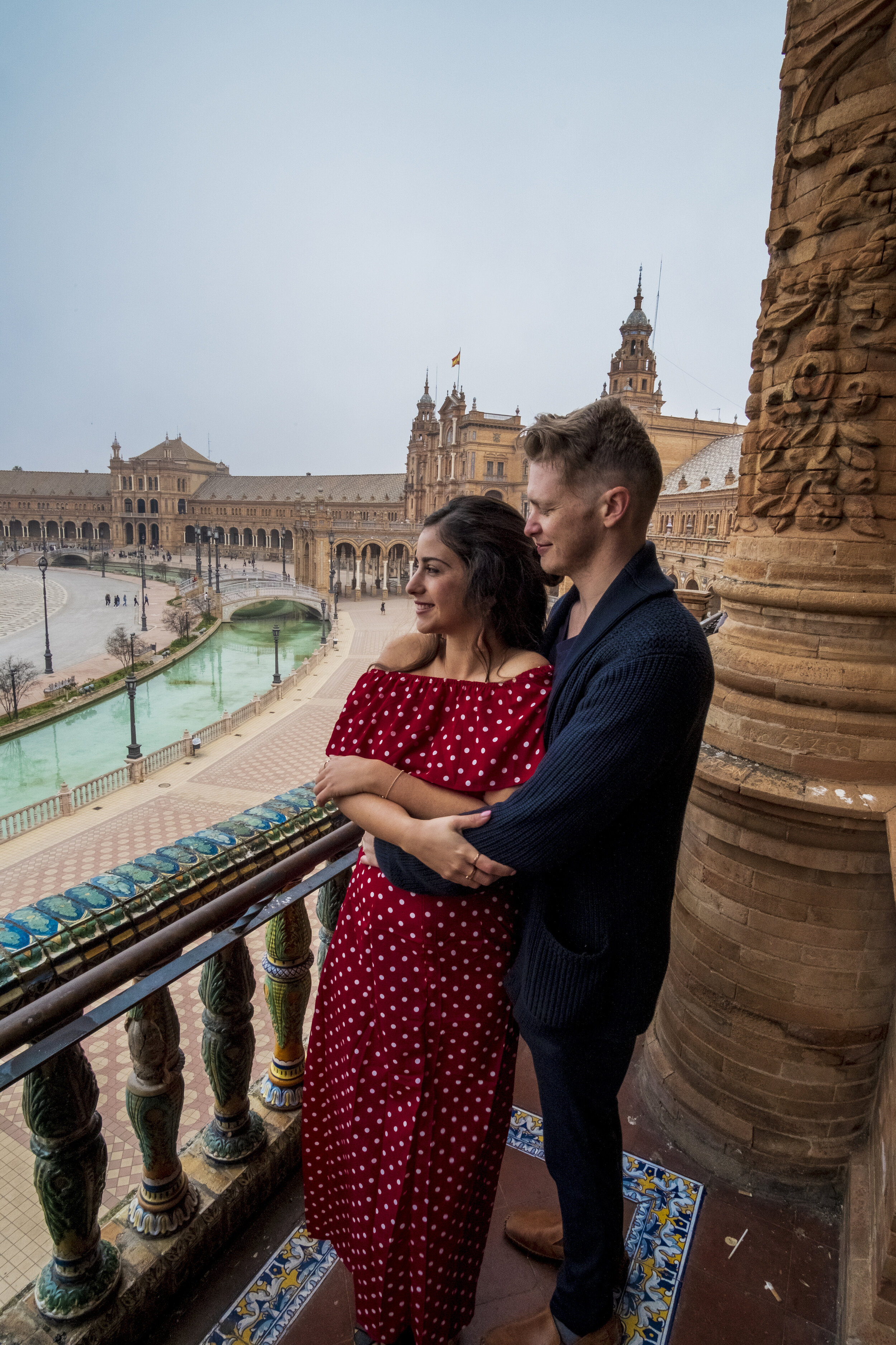 Plaza De España Sevilla Couple Photoshoot