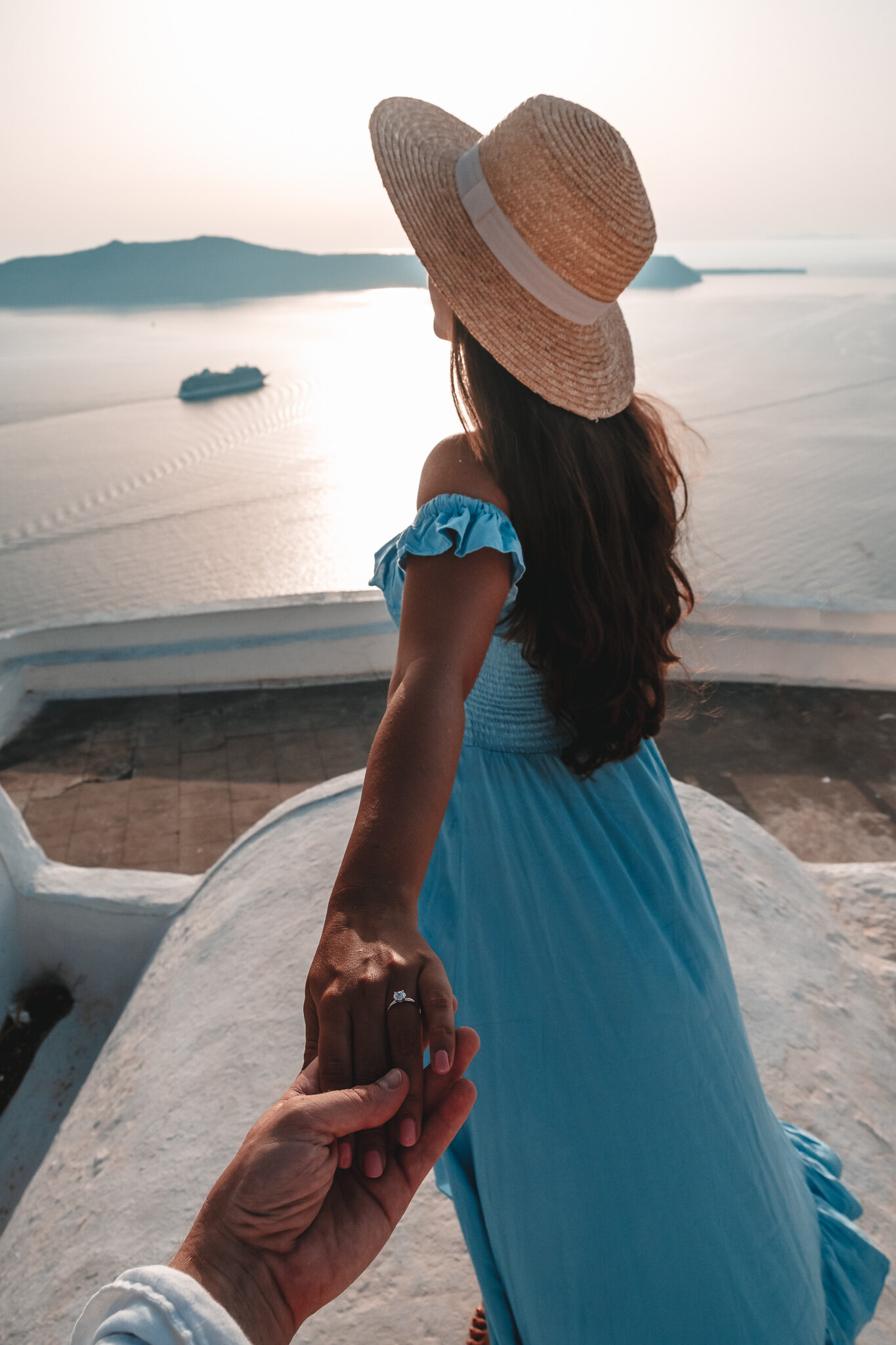 Follow Me To Sunset In Santorini
