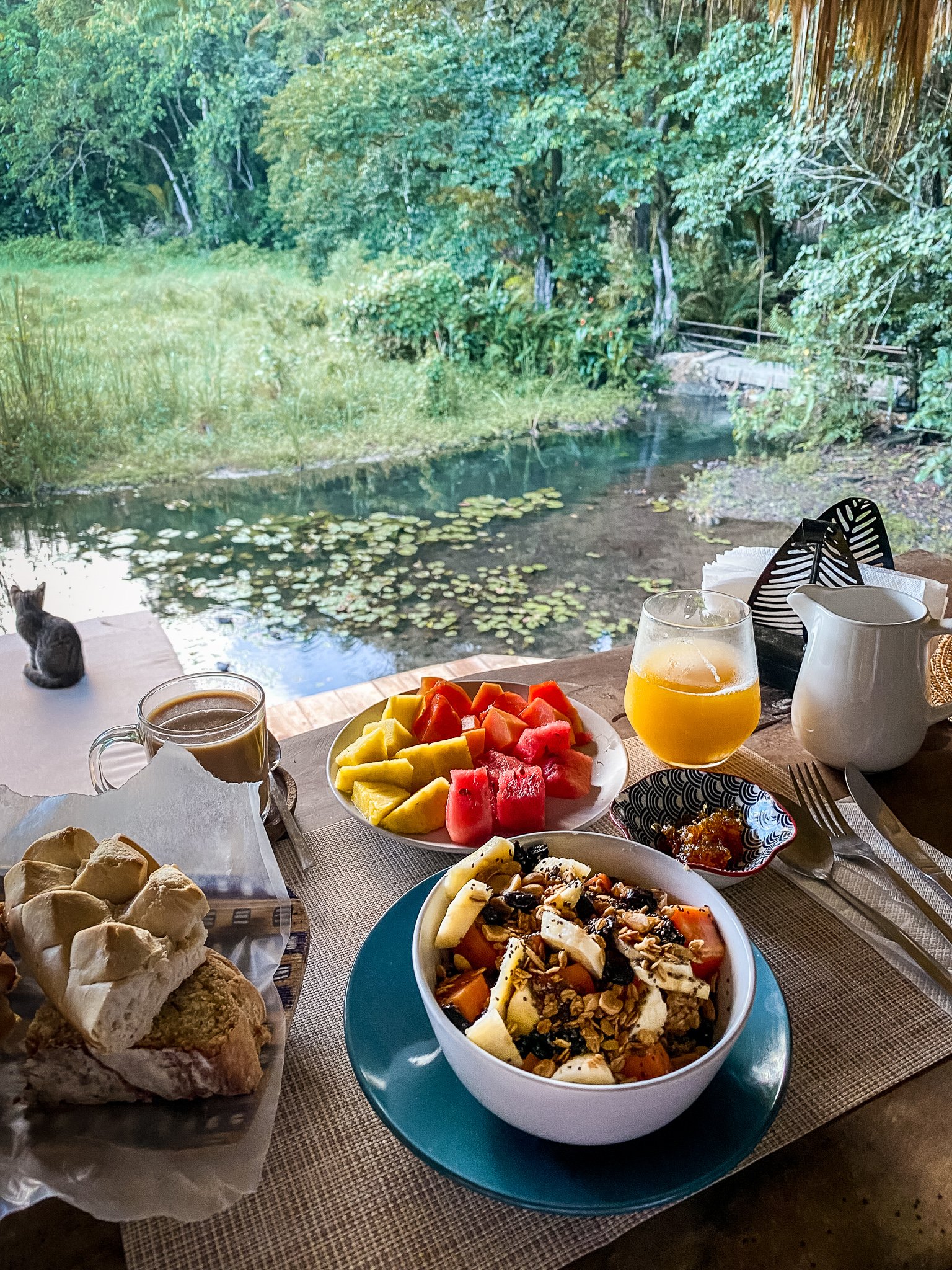 Vegan Breakfast At El Valle Eco Lodge