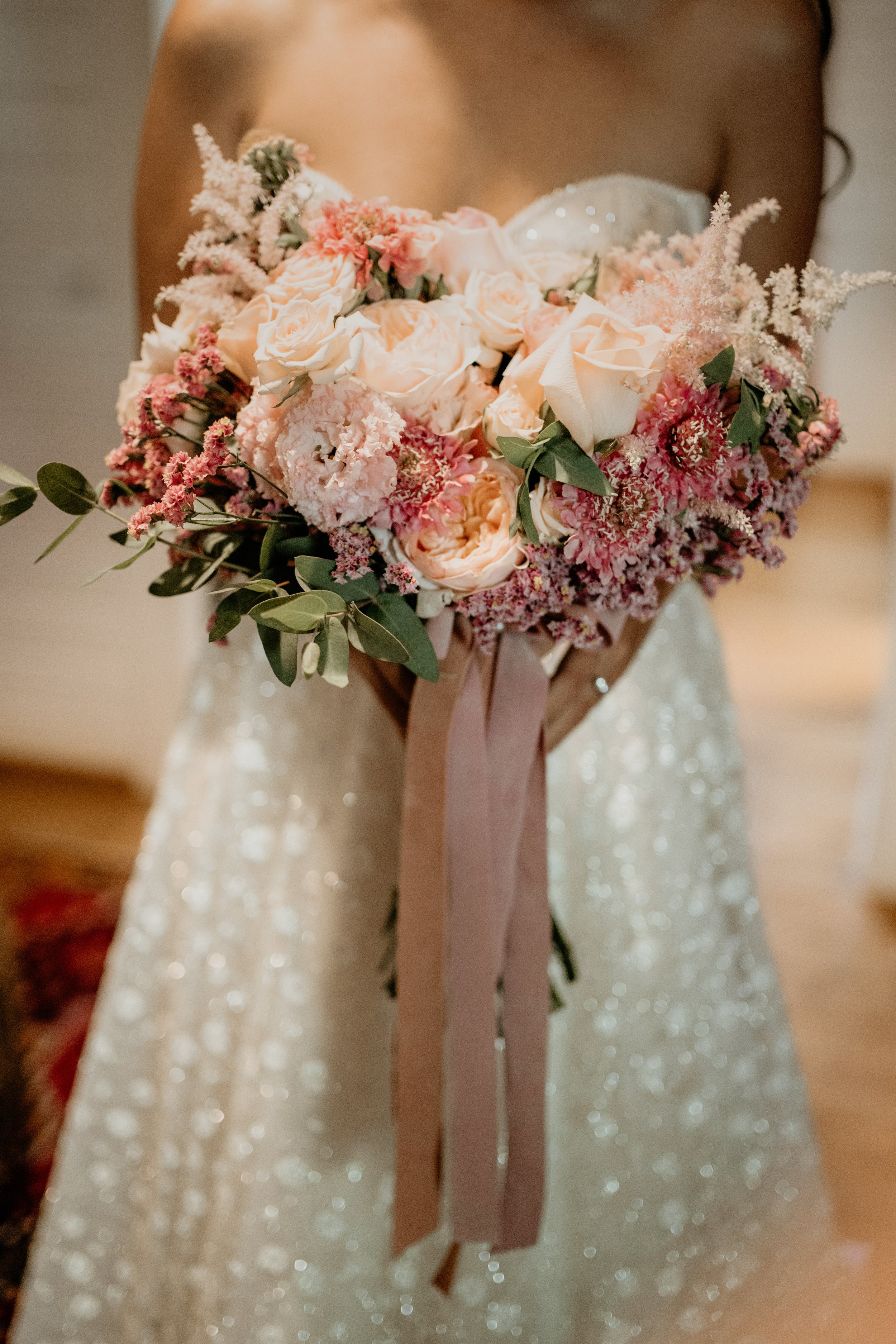 Flower Pastel Color Wedding Bouquet