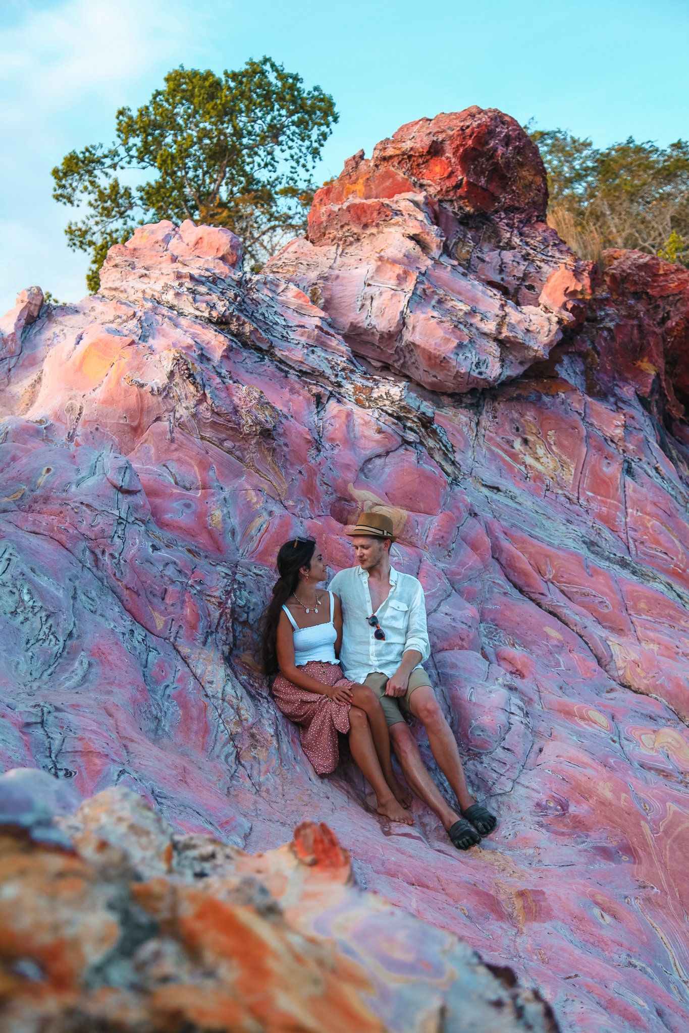 Strawberry Rock Komodo Couple Photo