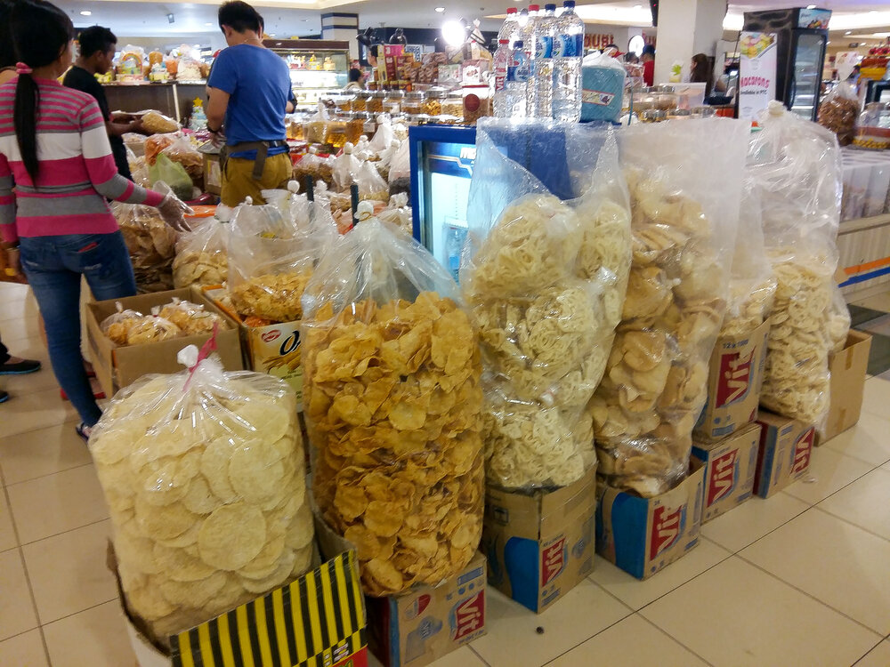  Rice crackers in Surabaya mall 