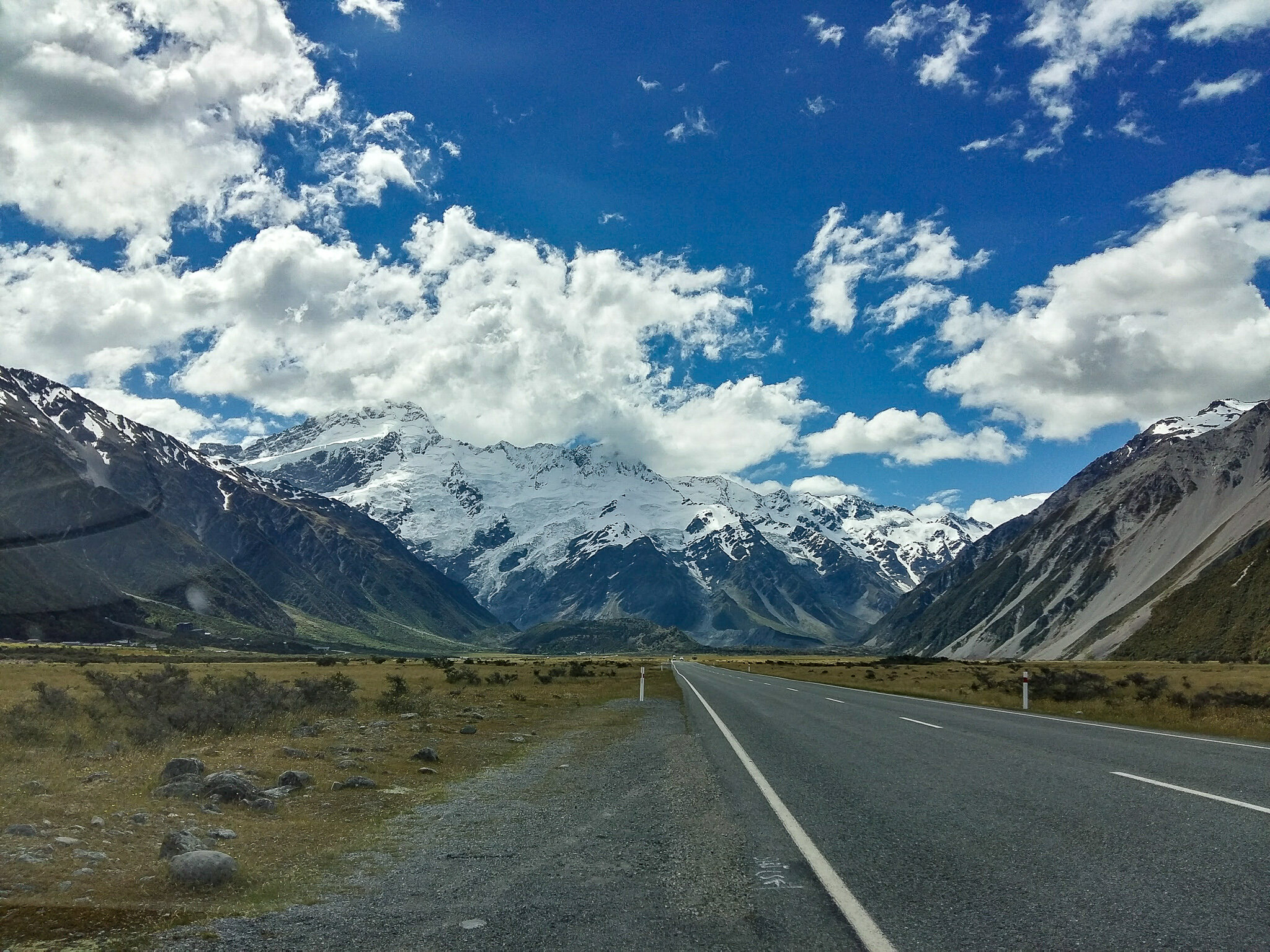Mount Cook in the distance