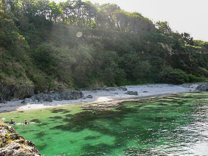  In-between Swanpool and Gyllyngvase beach. 