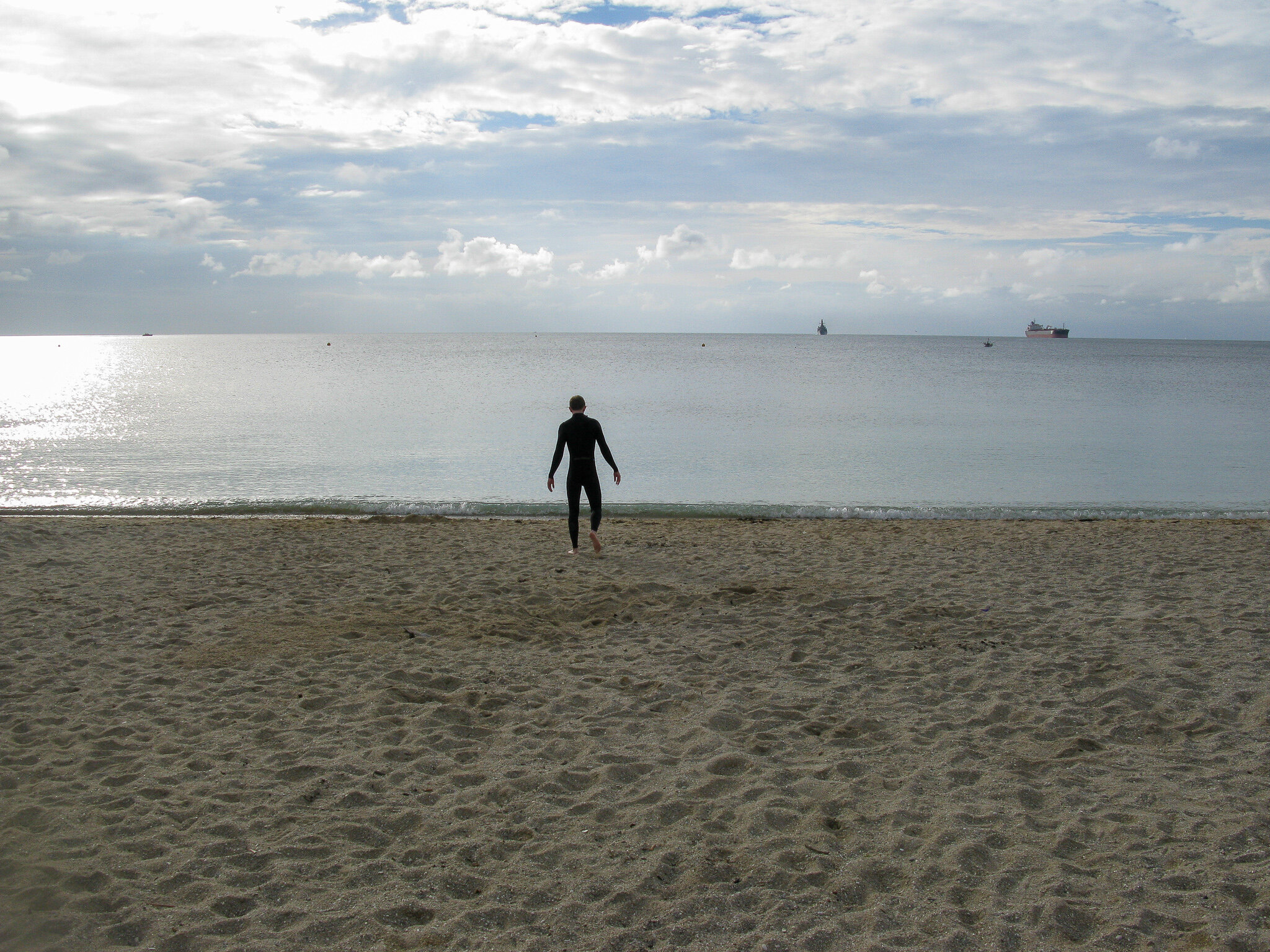  Morning swim in gyllyngvase 